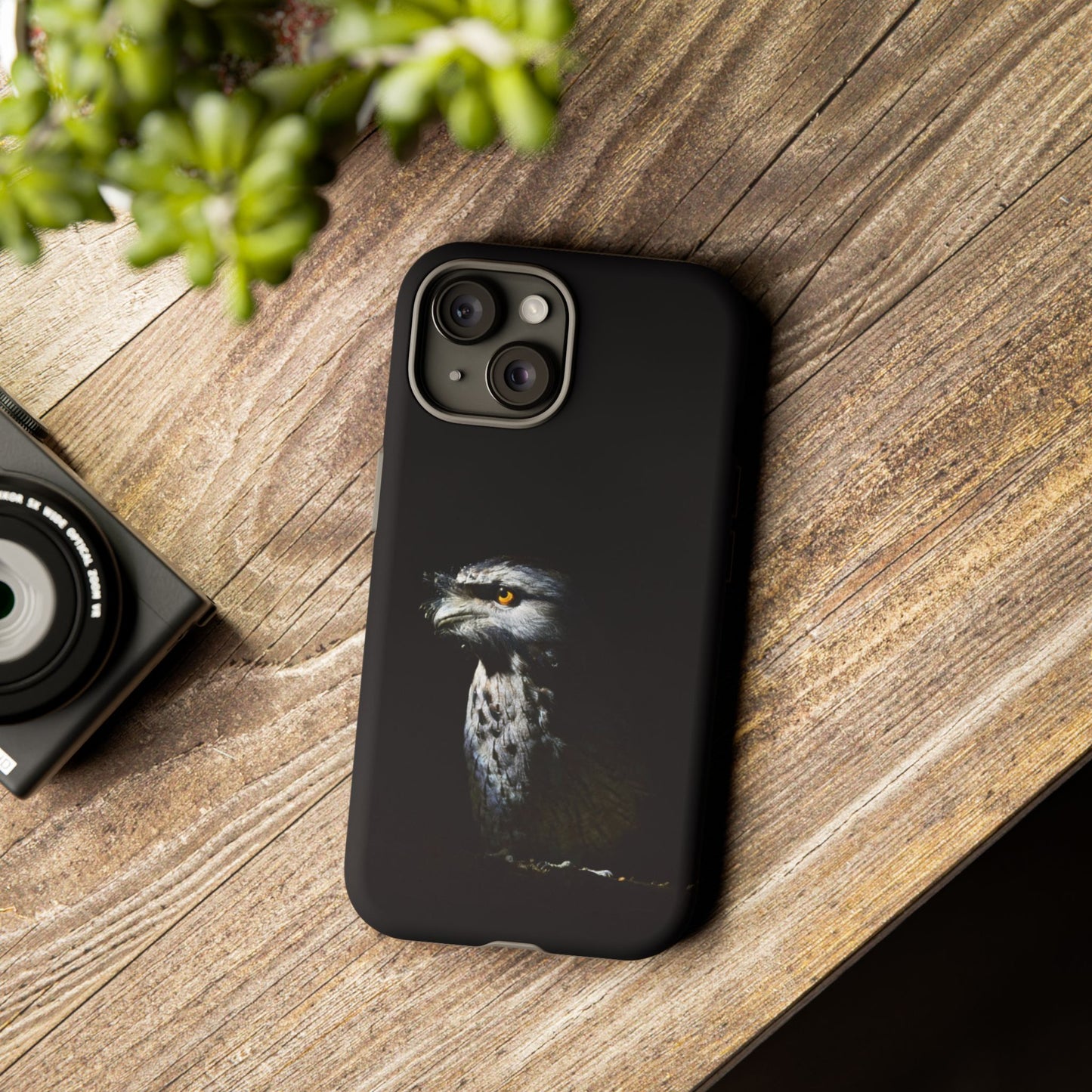 Tawny Frogmouth - Tough Phone Case - Fono Caso x EstebantheNatureman - Wildlife Photography Case - Gift for Bird Lovers