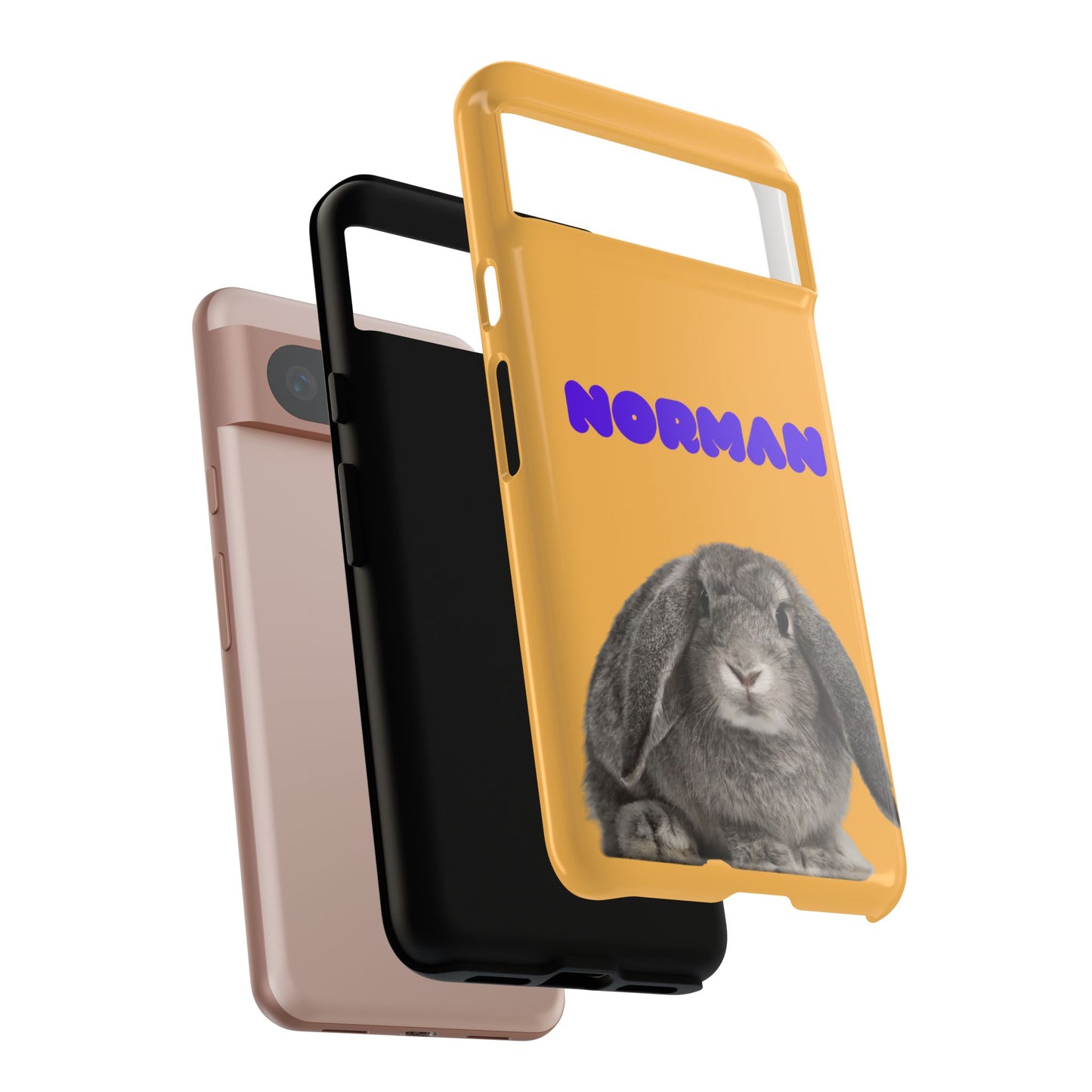 Customizable Pet Tough Phone Case Your Pet Photo or Digital Painting with Name_7