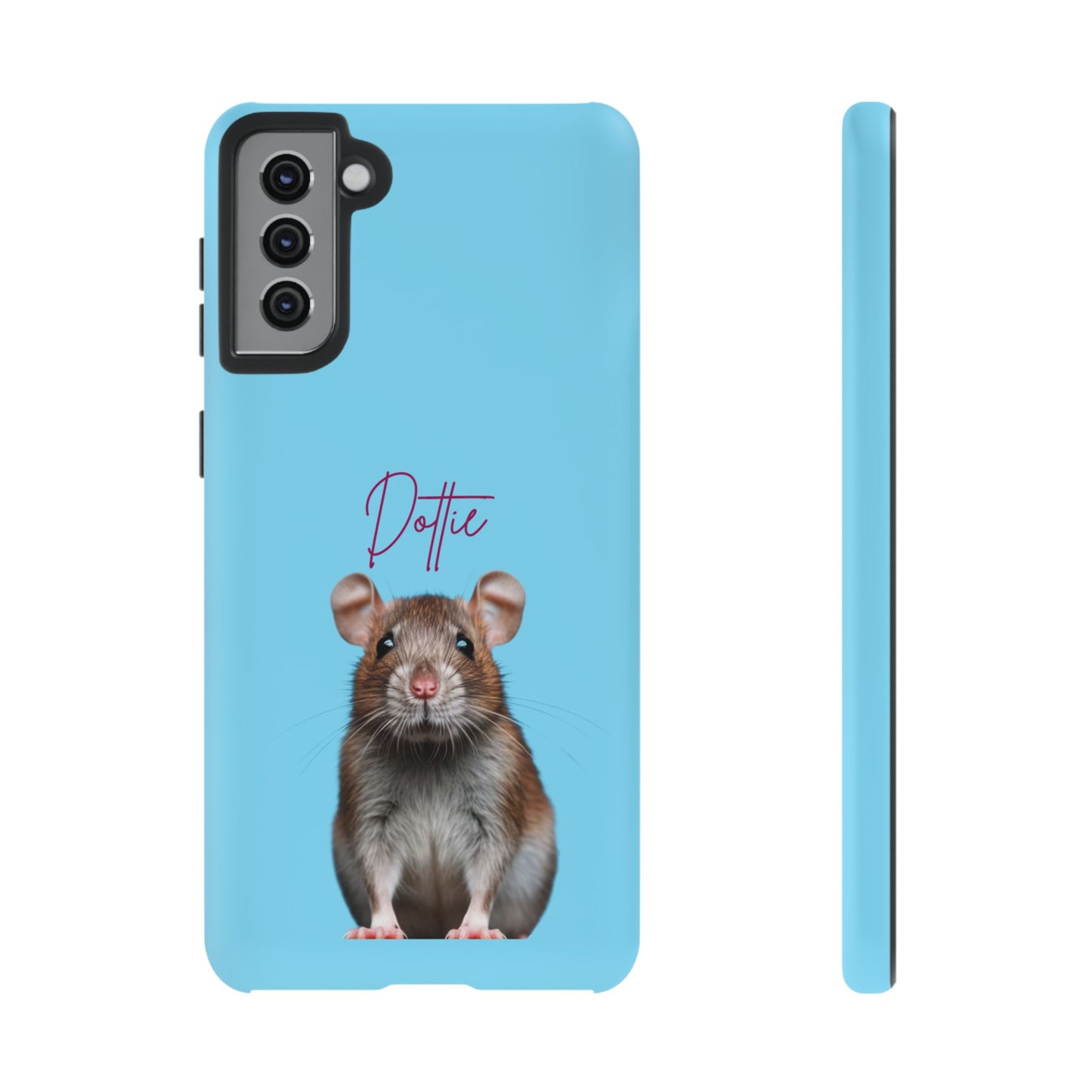 Customizable Pet Tough Phone Case Your Pet Photo or Digital Painting with Name_8 iPhone 16, 15 Pro Max, 15 Plus, Samsung S24 Ultra, Pixel 7