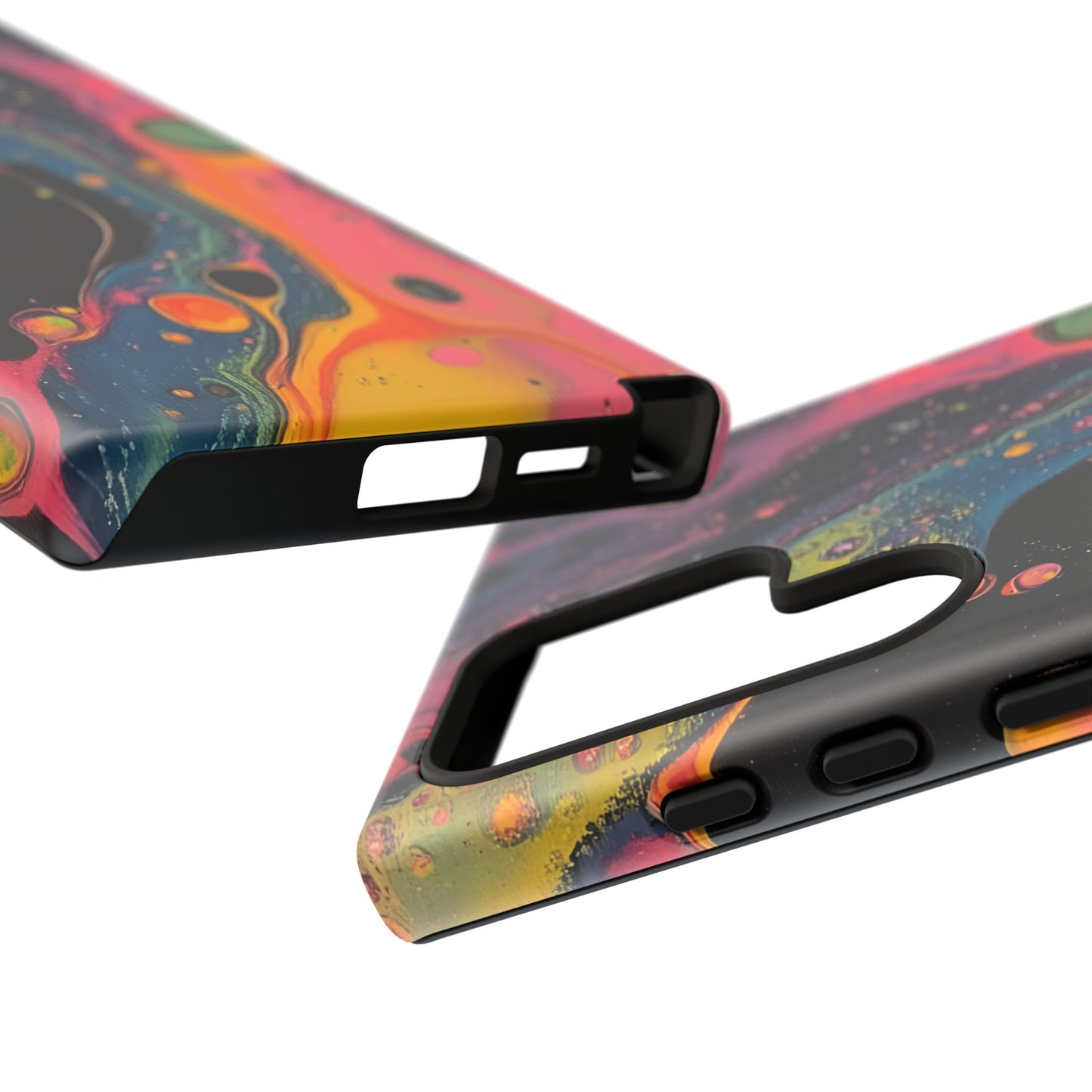 Psychedelic Modern Abstract_8 Customizable Tough Phone Case for iPhone 16, 15 Pro Max, Samsung S24 Ultra, Pixel 7 & more