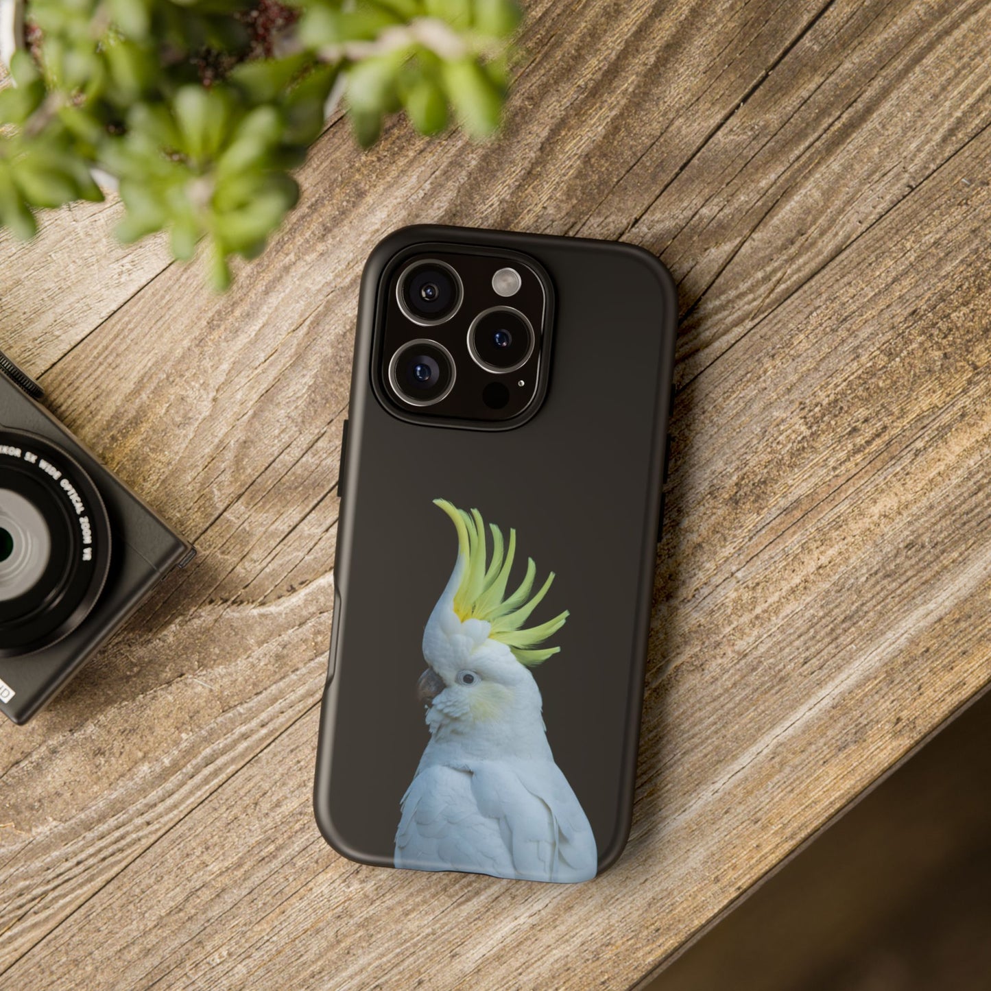 Sulphur Crested Cockatoo - Tough Phone Case - Fono Caso x EstebantheNatureman - Wildlife Photography Case - Gift for Bird Lovers