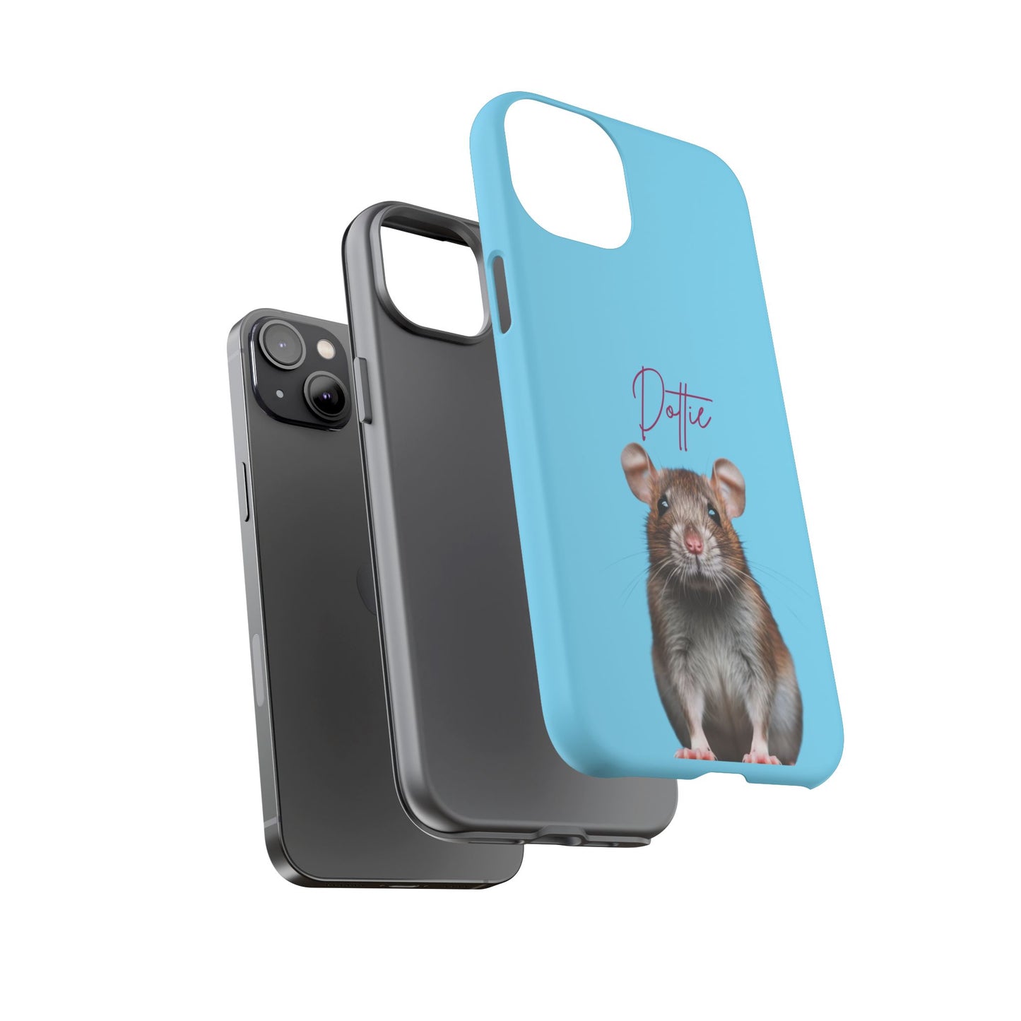 Customizable Pet Tough Phone Case Your Pet Photo or Digital Painting with Name_8 iPhone 16, 15 Pro Max, 15 Plus, Samsung S24 Ultra, Pixel 7