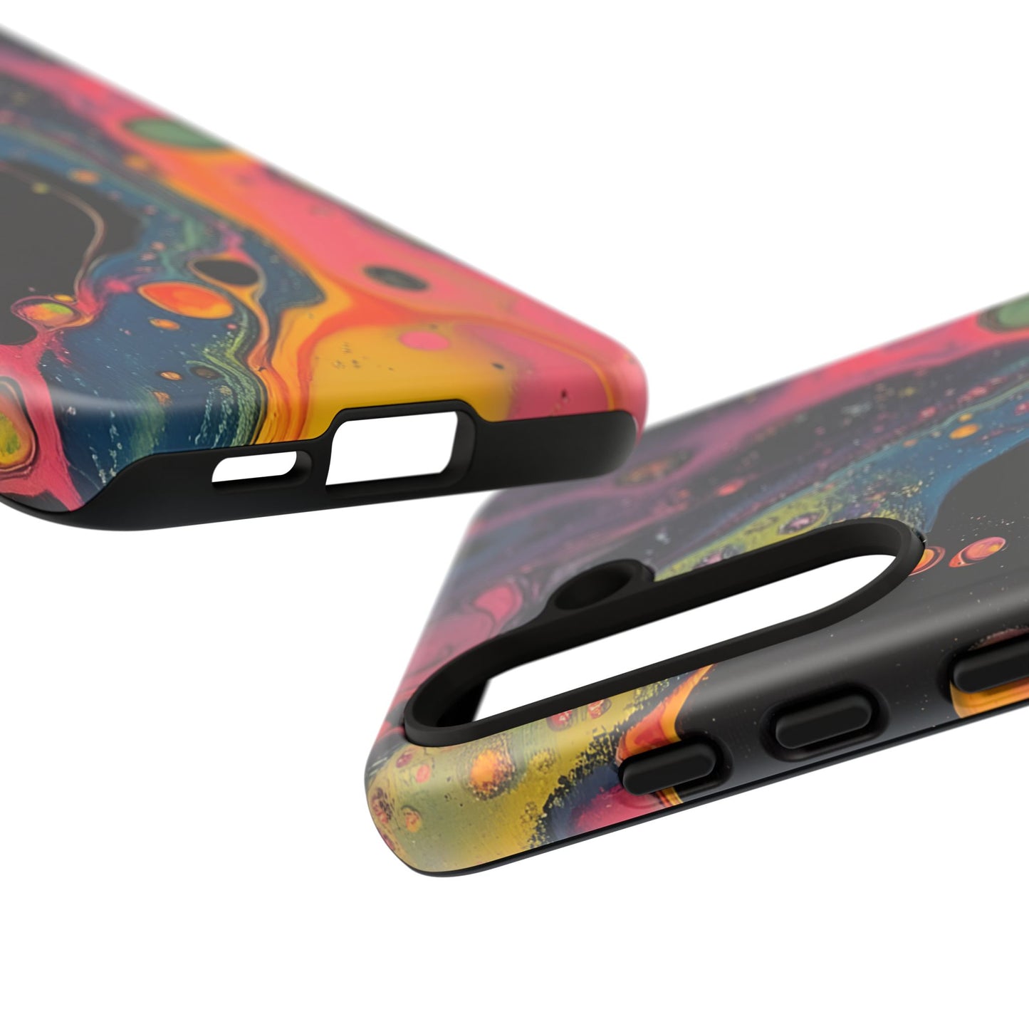 Psychedelic Modern Abstract_8 Customizable Tough Phone Case for iPhone 16, 15 Pro Max, Samsung S24 Ultra, Pixel 7 & more