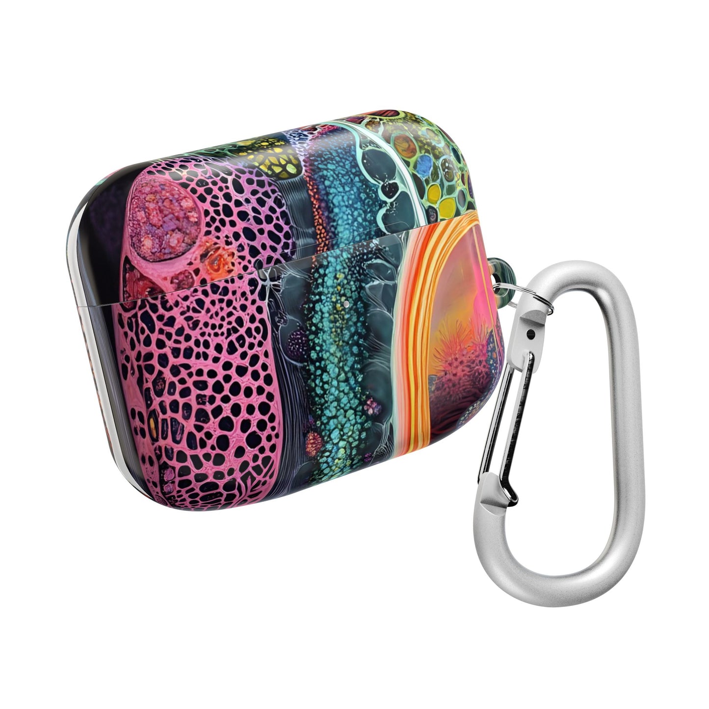 Colorful Abstract Organic Shapes_13 Customizable AirPods Case, Protective Cover, Unique Design