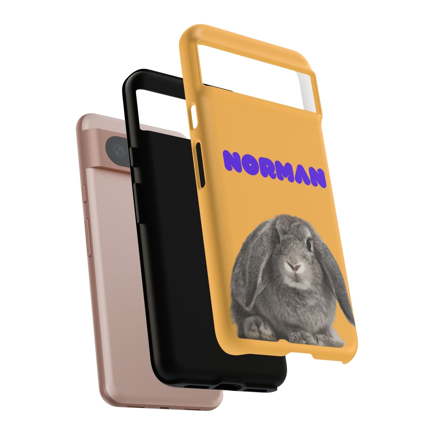 Customizable Pet Tough Phone Case Your Pet Photo or Digital Painting with Name_7