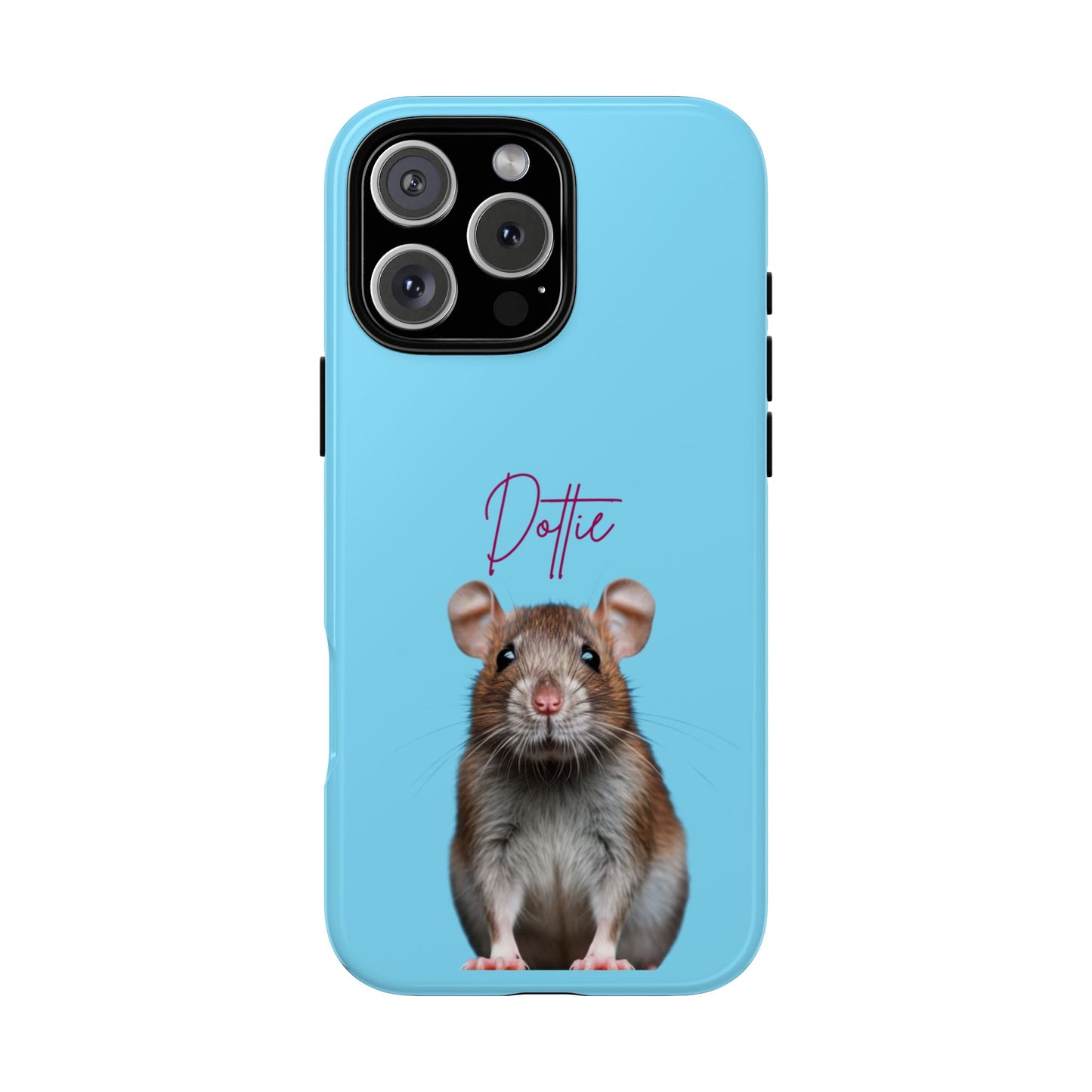 Customizable Pet Tough Phone Case Your Pet Photo or Digital Painting with Name_8 iPhone 16, 15 Pro Max, 15 Plus, Samsung S24 Ultra, Pixel 7