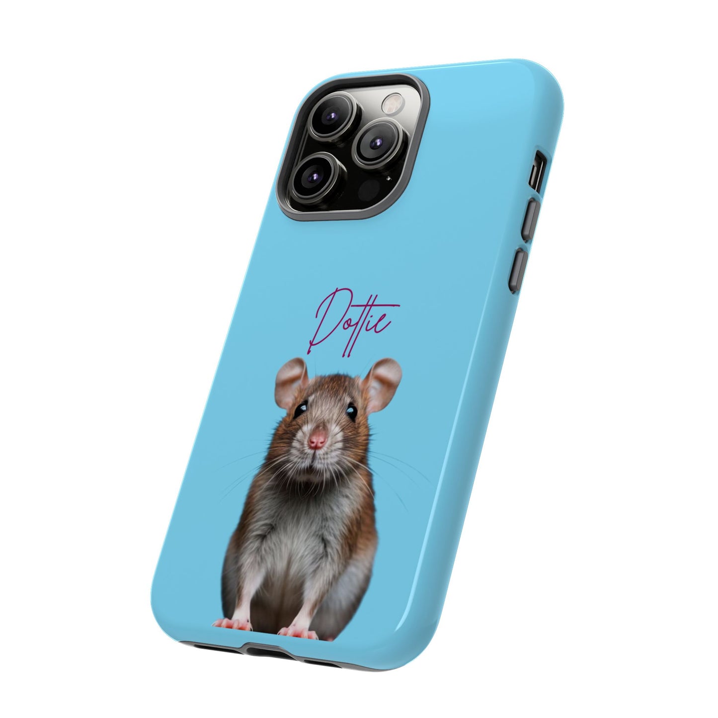 Customizable Pet Tough Phone Case Your Pet Photo or Digital Painting with Name_8 iPhone 16, 15 Pro Max, 15 Plus, Samsung S24 Ultra, Pixel 7
