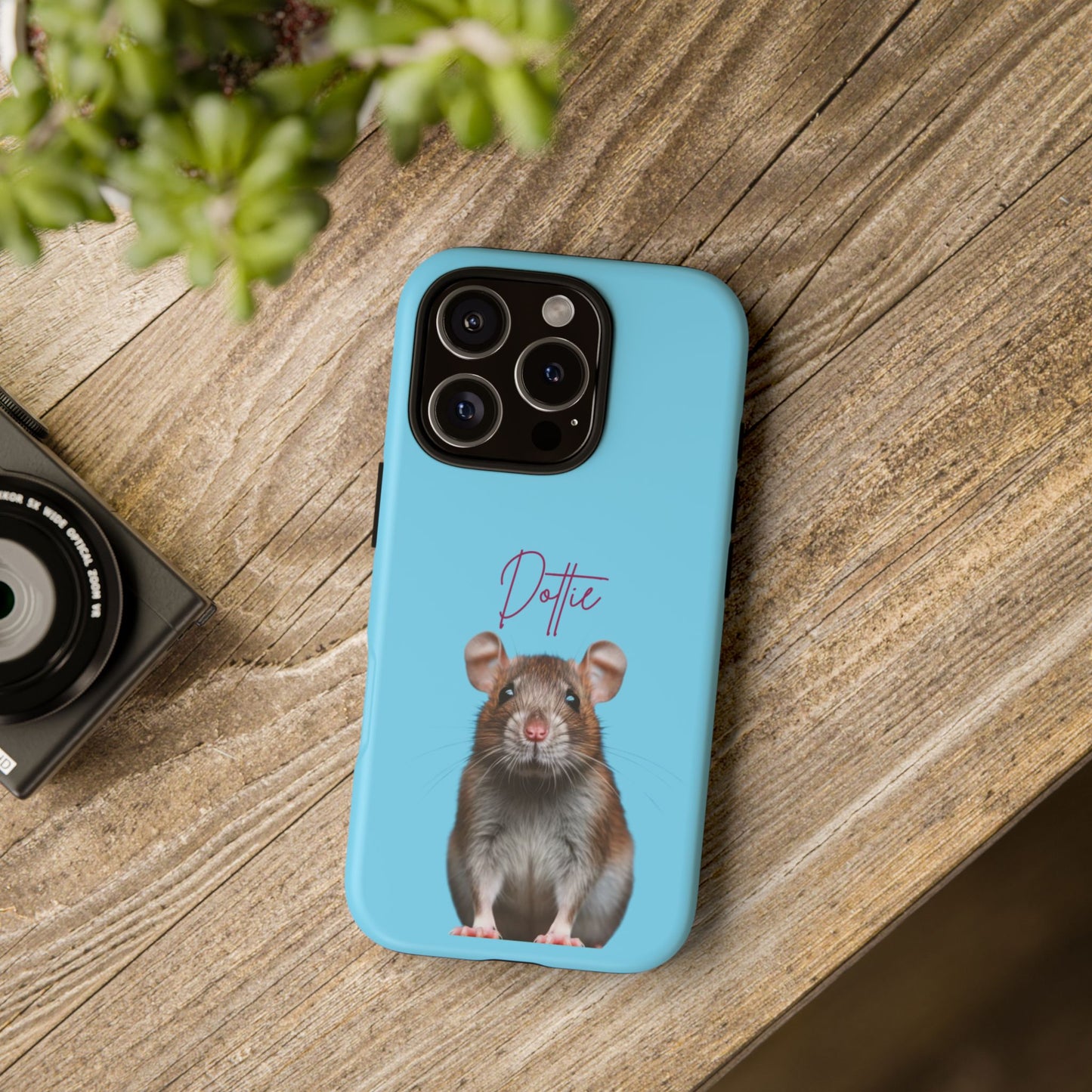 Customizable Pet Tough Phone Case Your Pet Photo or Digital Painting with Name_8 iPhone 16, 15 Pro Max, 15 Plus, Samsung S24 Ultra, Pixel 7