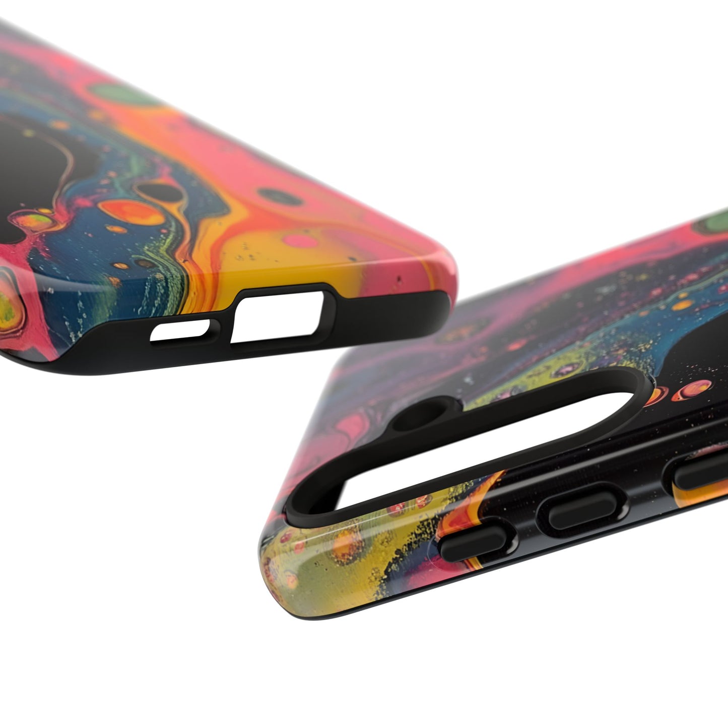 Psychedelic Modern Abstract_8 Customizable Tough Phone Case for iPhone 16, 15 Pro Max, Samsung S24 Ultra, Pixel 7 & more