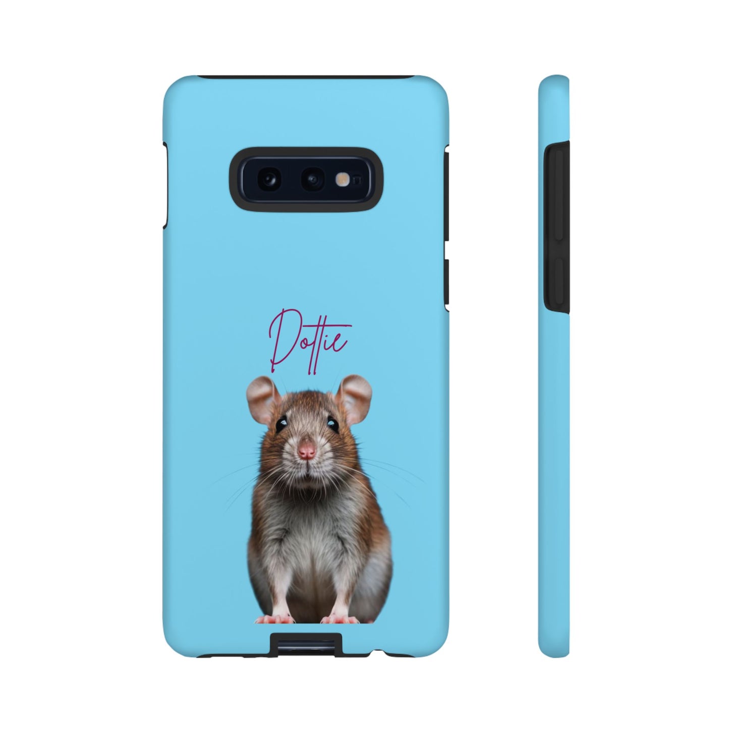 Customizable Pet Tough Phone Case Your Pet Photo or Digital Painting with Name_8 iPhone 16, 15 Pro Max, 15 Plus, Samsung S24 Ultra, Pixel 7
