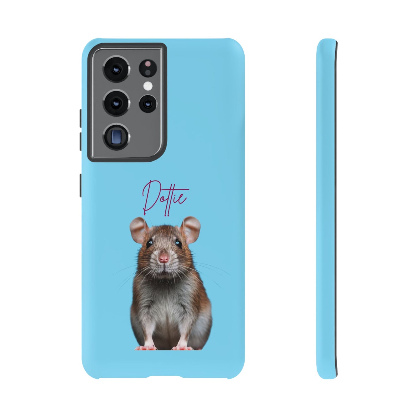 Customizable Pet Tough Phone Case Your Pet Photo or Digital Painting with Name_8 iPhone 16, 15 Pro Max, 15 Plus, Samsung S24 Ultra, Pixel 7