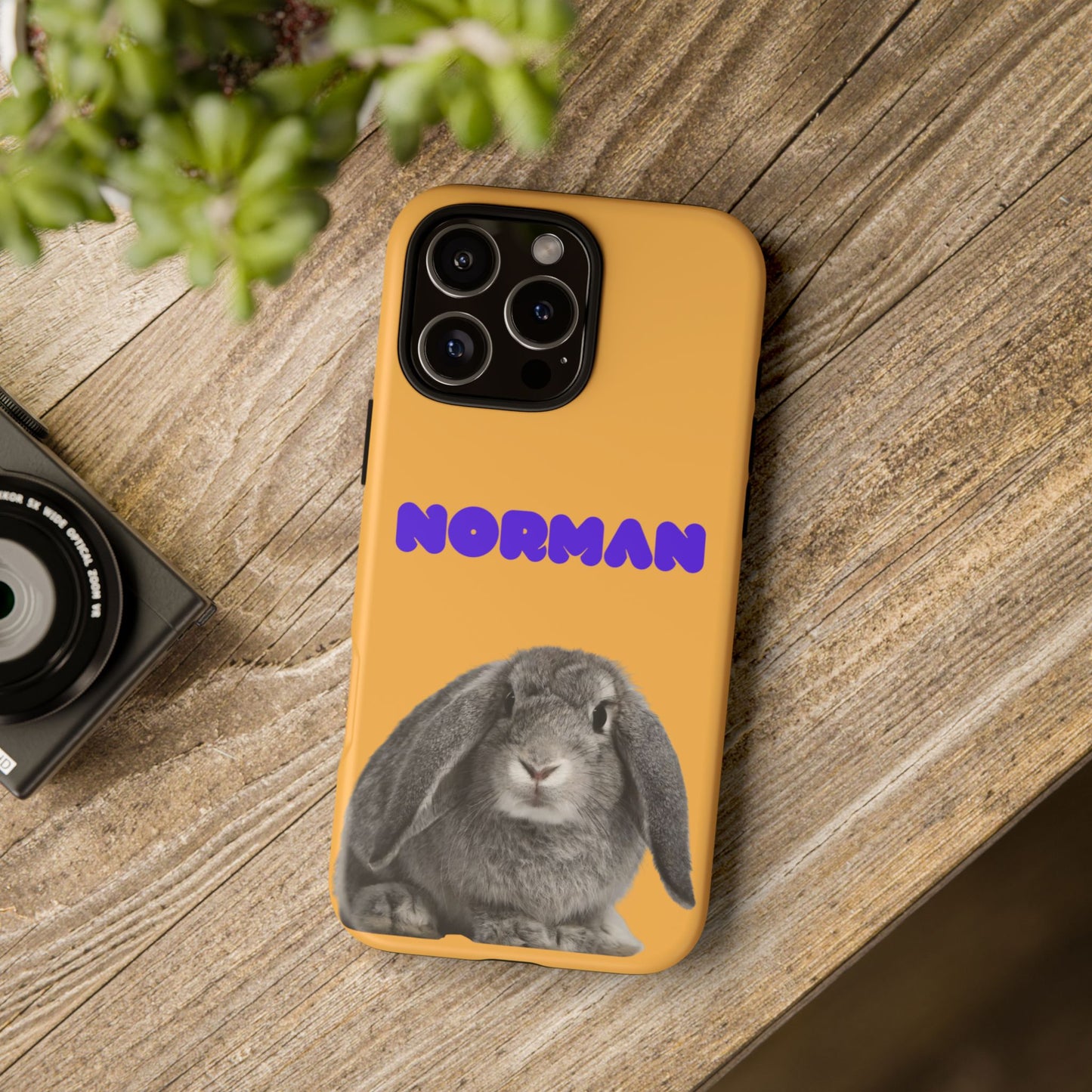 Customizable Pet Tough Phone Case Your Pet Photo or Digital Painting with Name_7