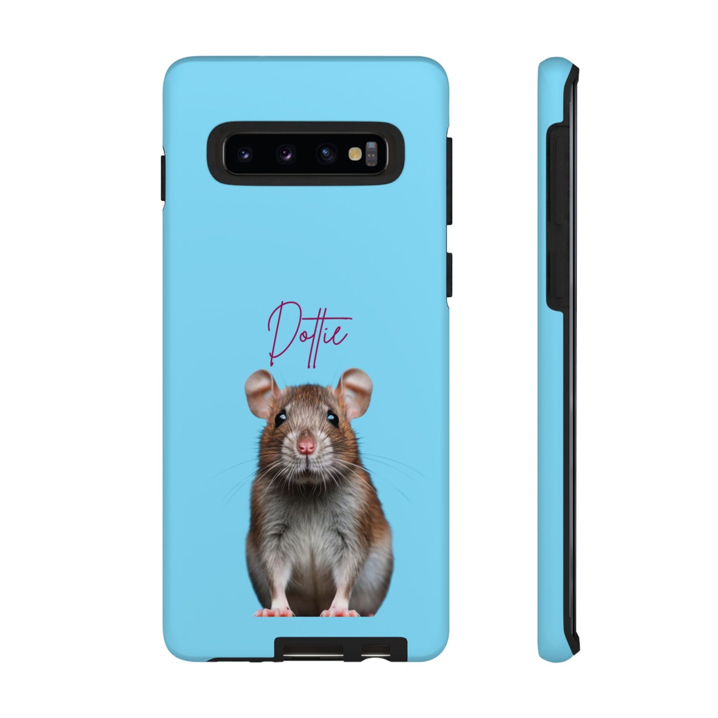 Customizable Pet Tough Phone Case Your Pet Photo or Digital Painting with Name_8 iPhone 16, 15 Pro Max, 15 Plus, Samsung S24 Ultra, Pixel 7