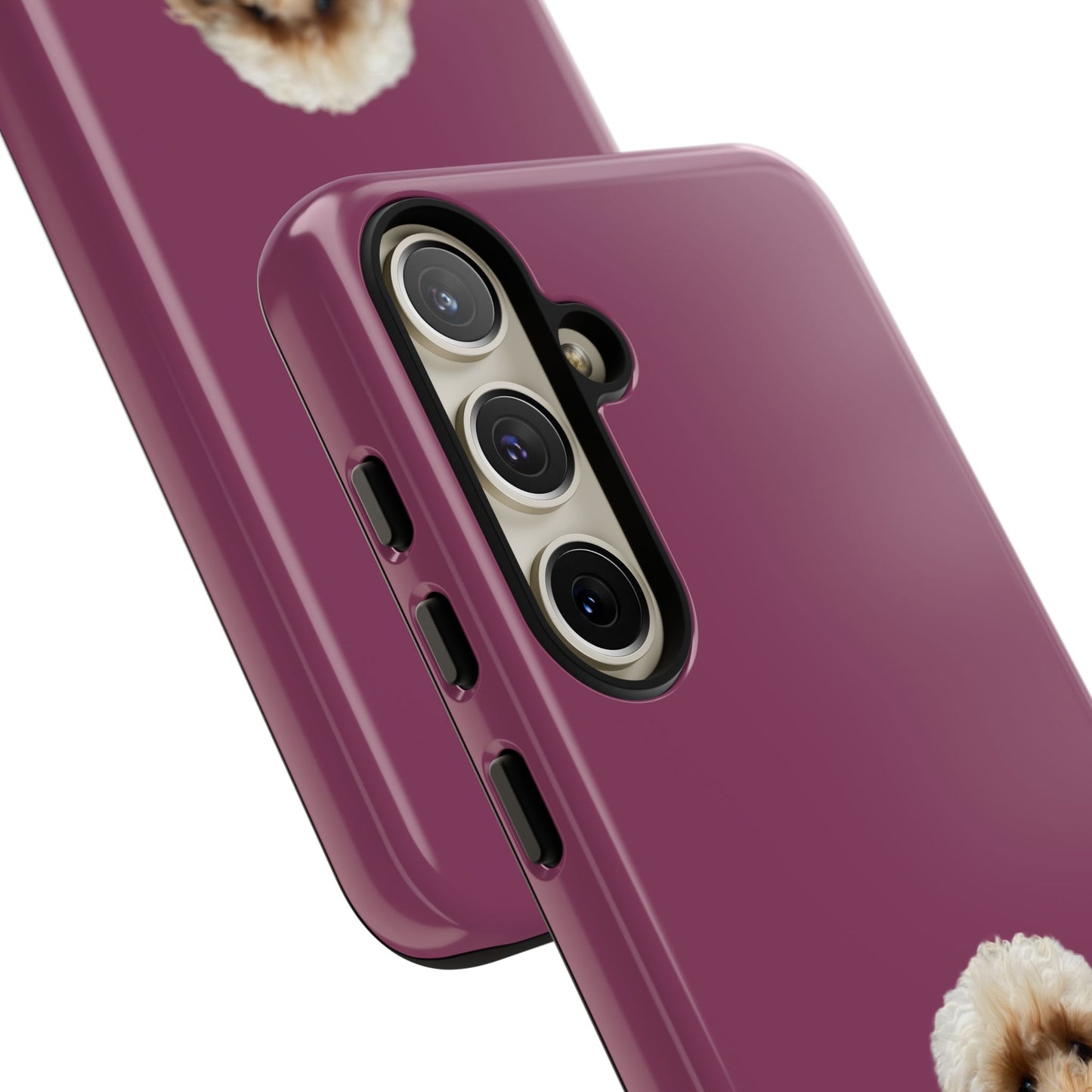 Customizable Pet Tough Phone Case Your Pet Photo or Digital Painting with Name_9 iPhone 16, 15 Pro Max, 15 Plus, Samsung S24 Ultra, Pixel 7