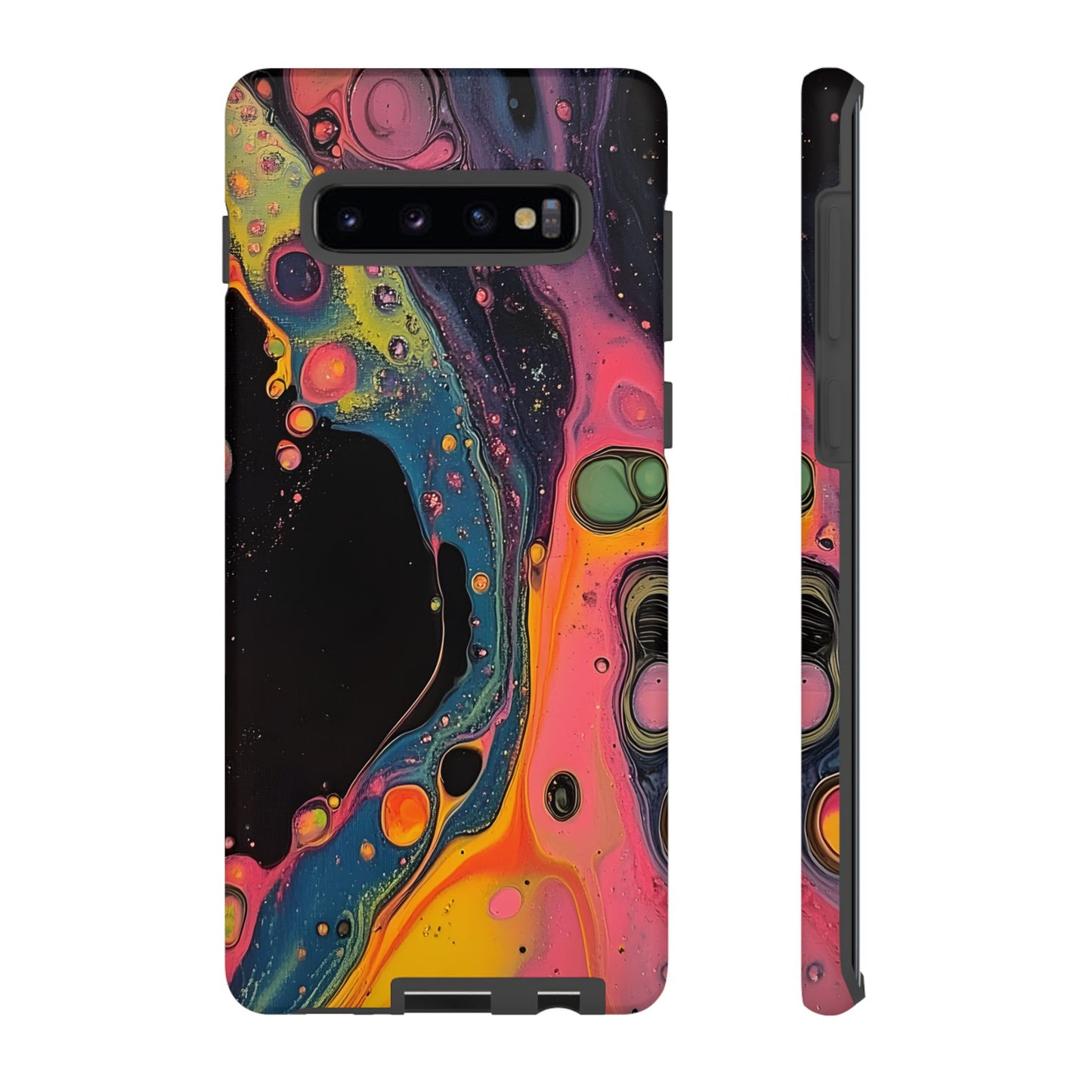 Psychedelic Modern Abstract_8 Customizable Tough Phone Case for iPhone 16, 15 Pro Max, Samsung S24 Ultra, Pixel 7 & more
