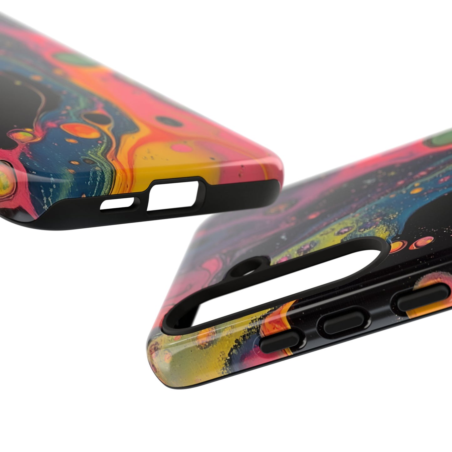 Psychedelic Modern Abstract_8 Customizable Tough Phone Case for iPhone 16, 15 Pro Max, Samsung S24 Ultra, Pixel 7 & more
