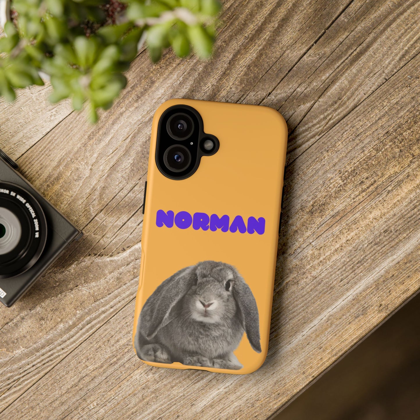 Customizable Pet Tough Phone Case Your Pet Photo or Digital Painting with Name_7