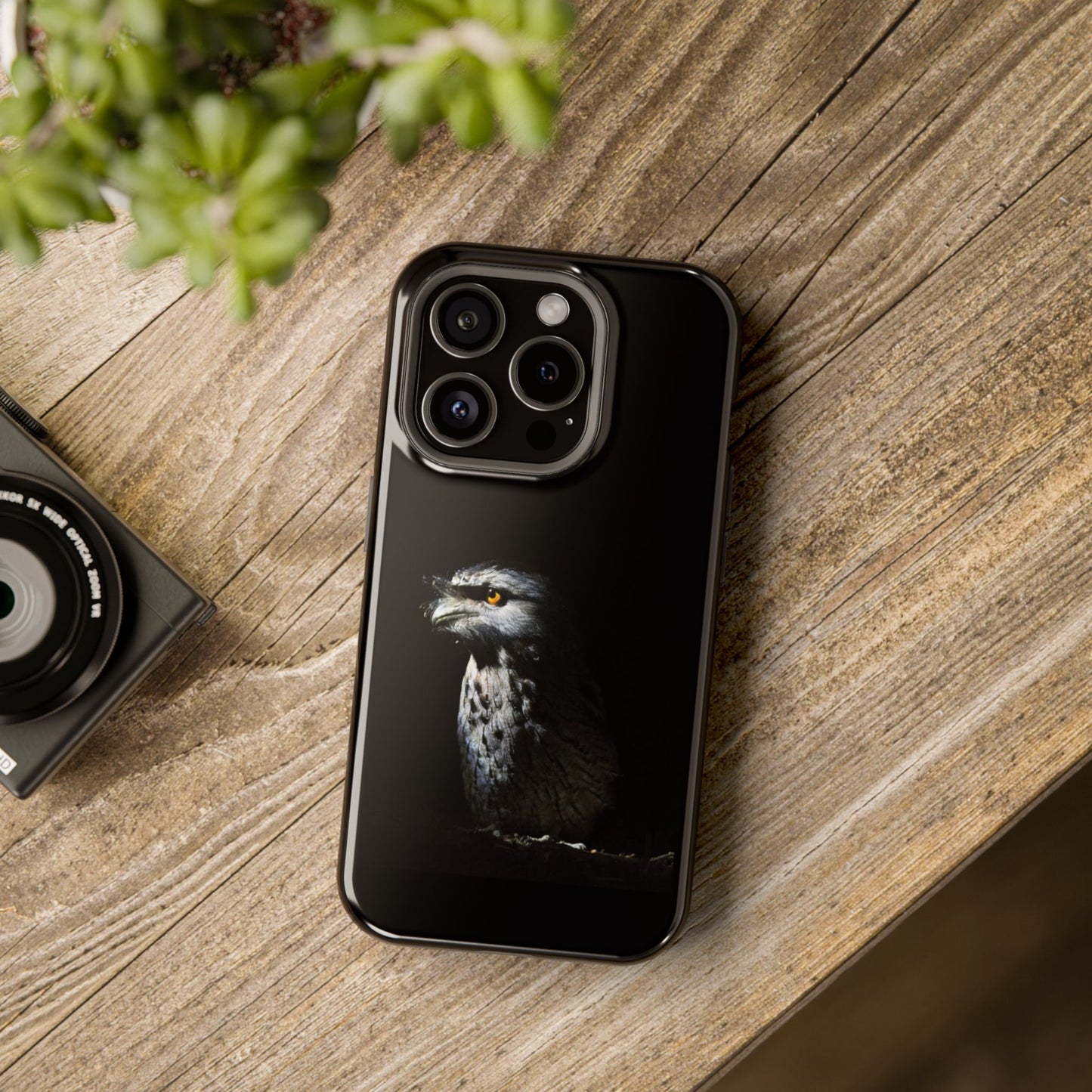 Tawny Frogmouth - Magnetic Impact-Resistant Phone Case - Fono Caso x EstebantheNatureman - Wildlife Photography Case - Gift for Bird Lovers