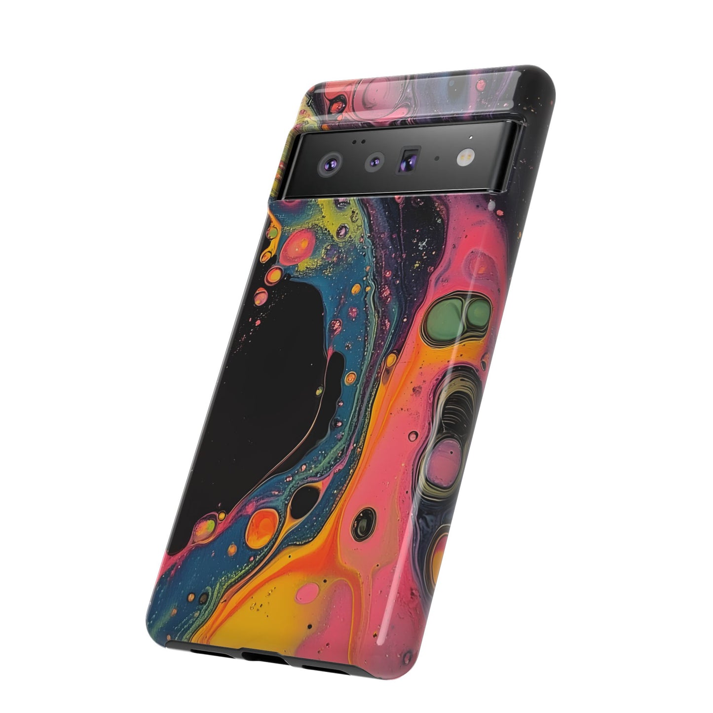 Psychedelic Modern Abstract_8 Customizable Tough Phone Case for iPhone 16, 15 Pro Max, Samsung S24 Ultra, Pixel 7 & more