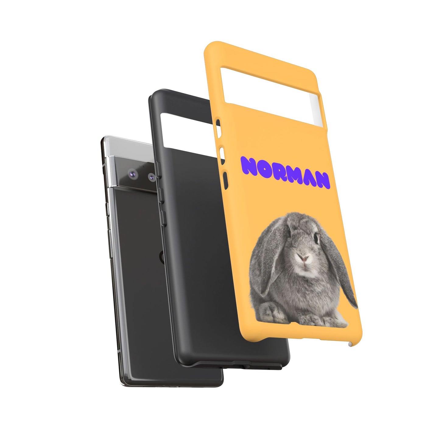 Customizable Pet Tough Phone Case Your Pet Photo or Digital Painting with Name_7