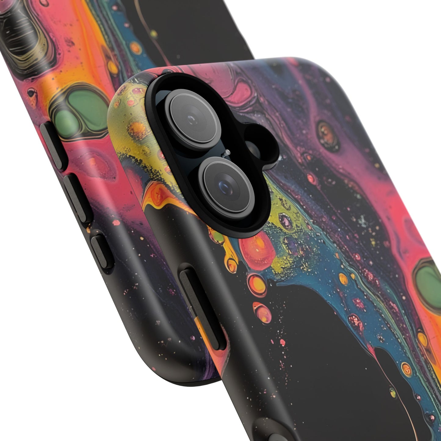 Psychedelic Modern Abstract_8 Customizable Tough Phone Case for iPhone 16, 15 Pro Max, Samsung S24 Ultra, Pixel 7 & more