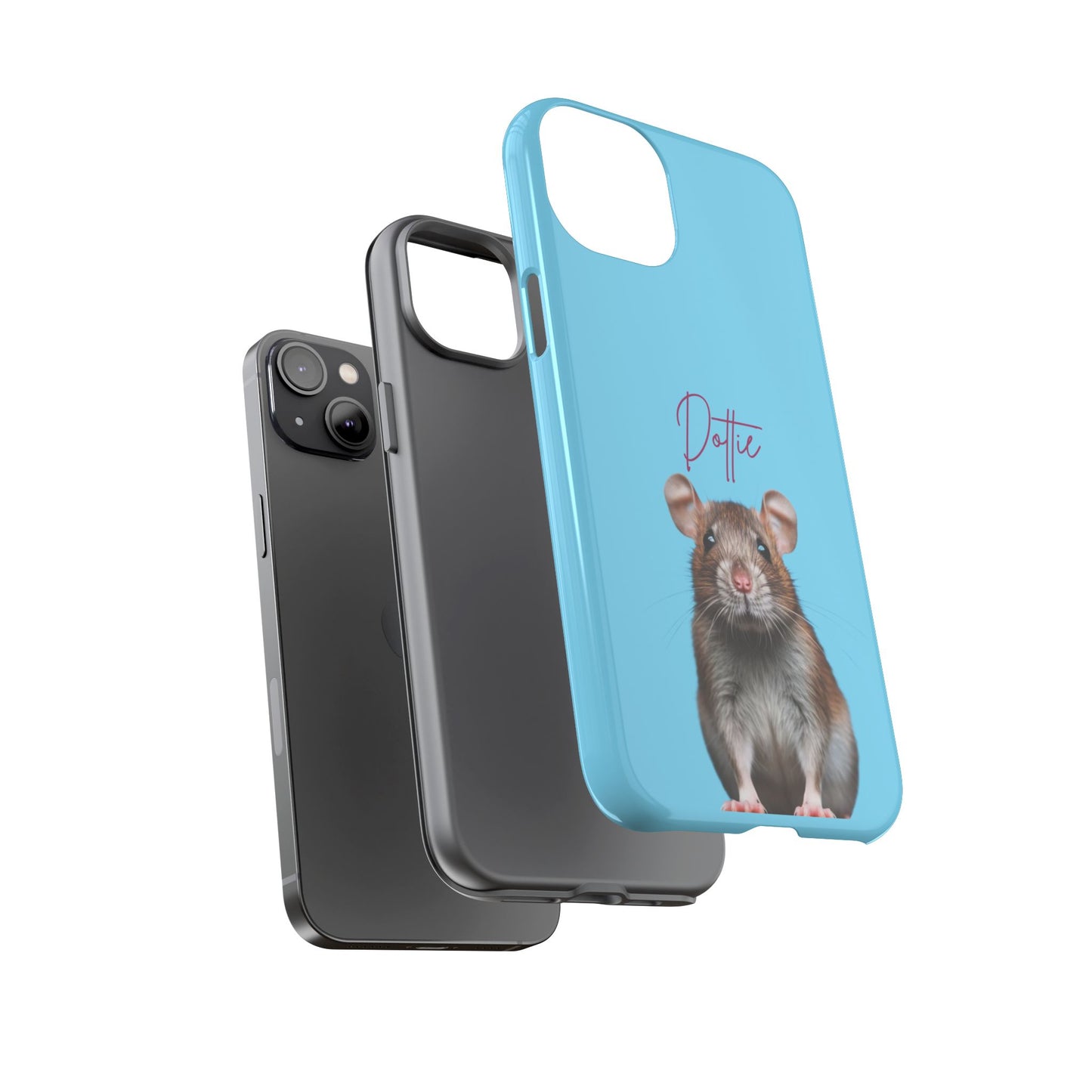 Customizable Pet Tough Phone Case Your Pet Photo or Digital Painting with Name_8 iPhone 16, 15 Pro Max, 15 Plus, Samsung S24 Ultra, Pixel 7