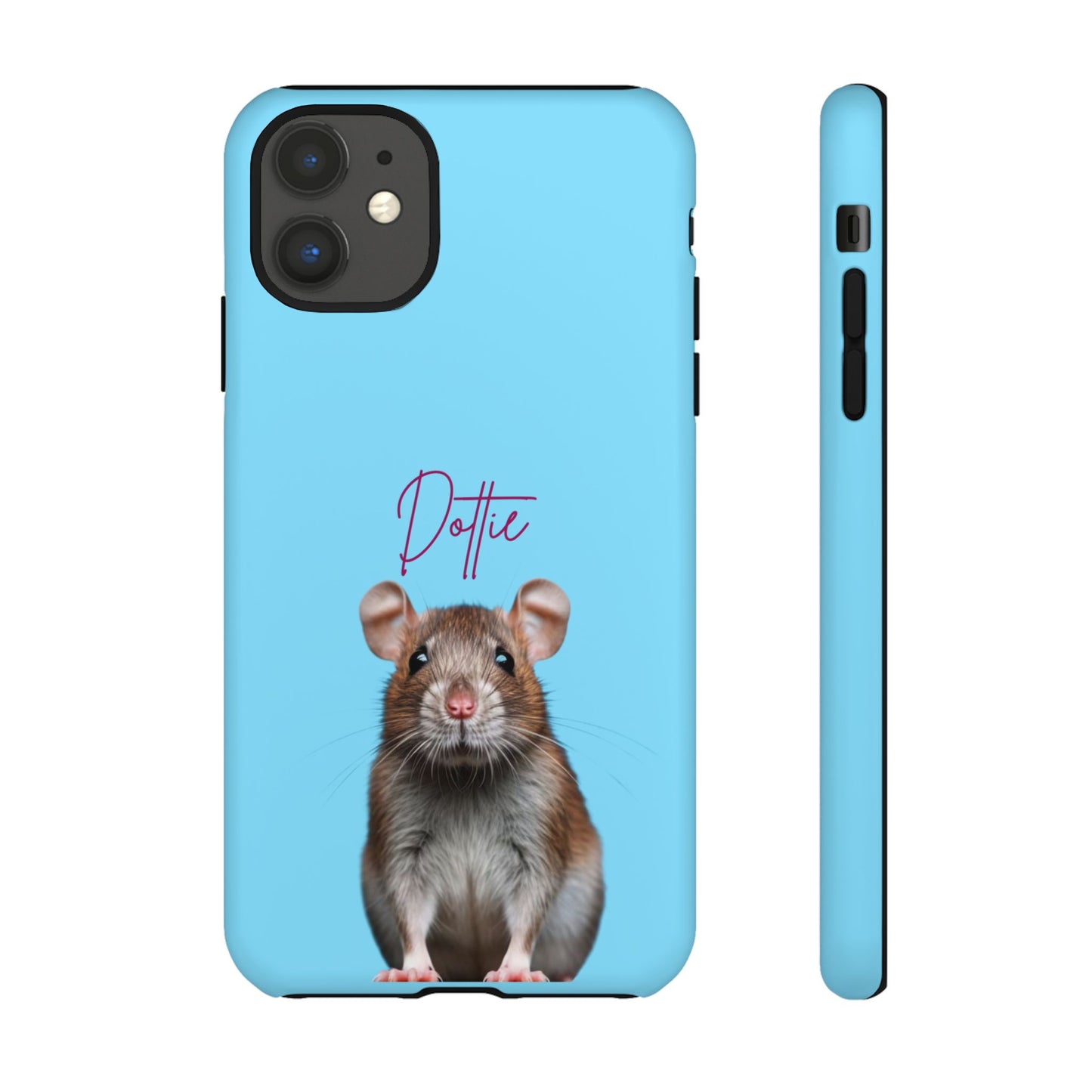 Customizable Pet Tough Phone Case Your Pet Photo or Digital Painting with Name_8 iPhone 16, 15 Pro Max, 15 Plus, Samsung S24 Ultra, Pixel 7