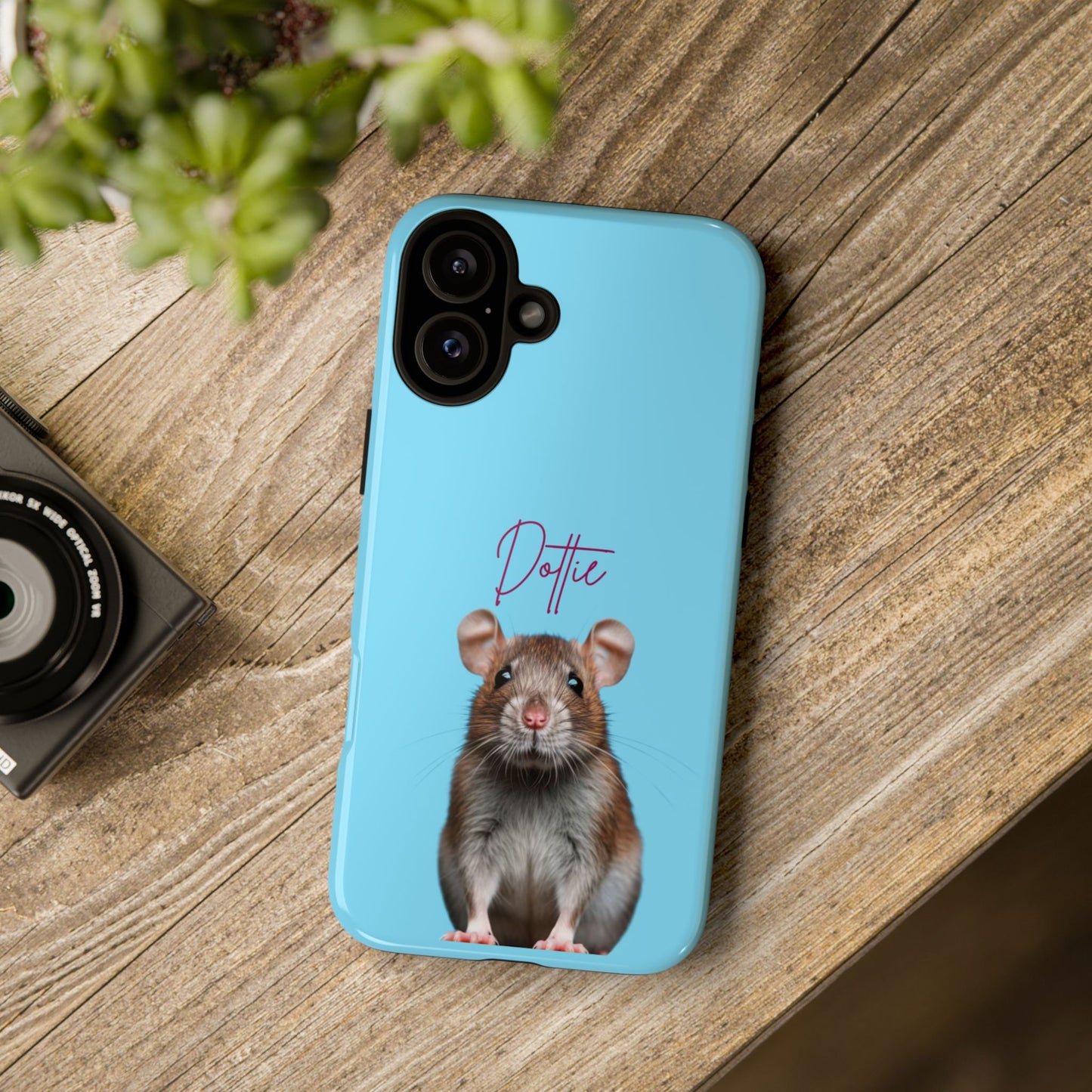 Customizable Pet Tough Phone Case Your Pet Photo or Digital Painting with Name_8 iPhone 16, 15 Pro Max, 15 Plus, Samsung S24 Ultra, Pixel 7