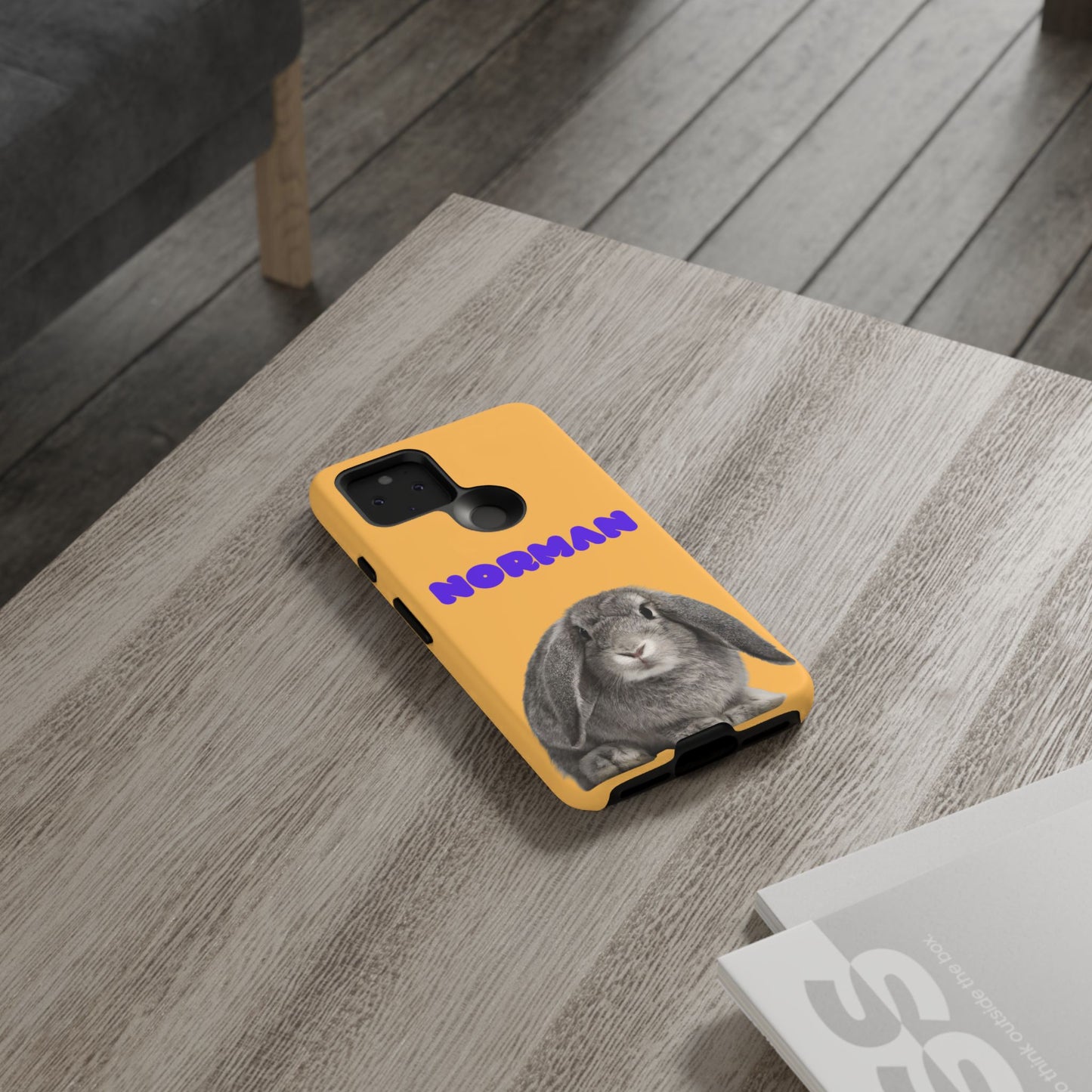 Customizable Pet Tough Phone Case Your Pet Photo or Digital Painting with Name_7