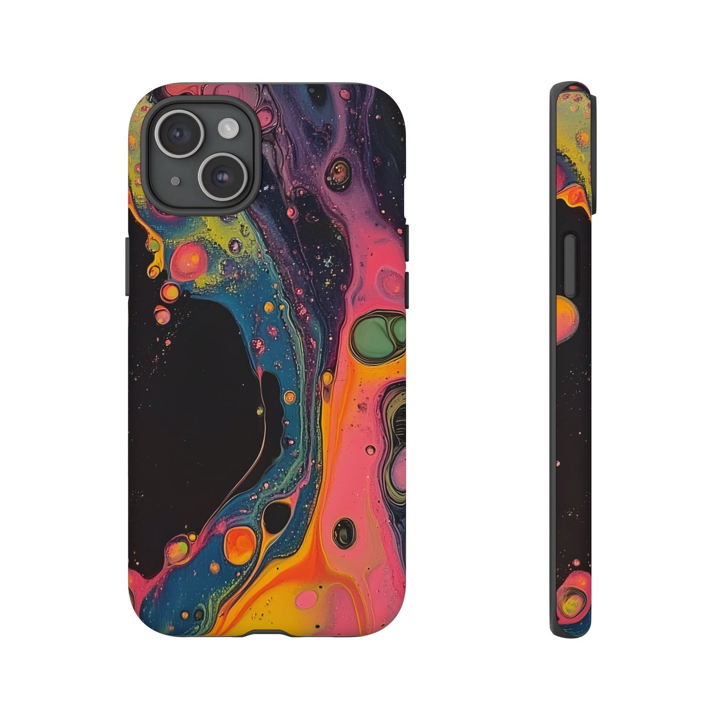 Psychedelic Modern Abstract_8 Customizable Tough Phone Case for iPhone 16, 15 Pro Max, Samsung S24 Ultra, Pixel 7 & more