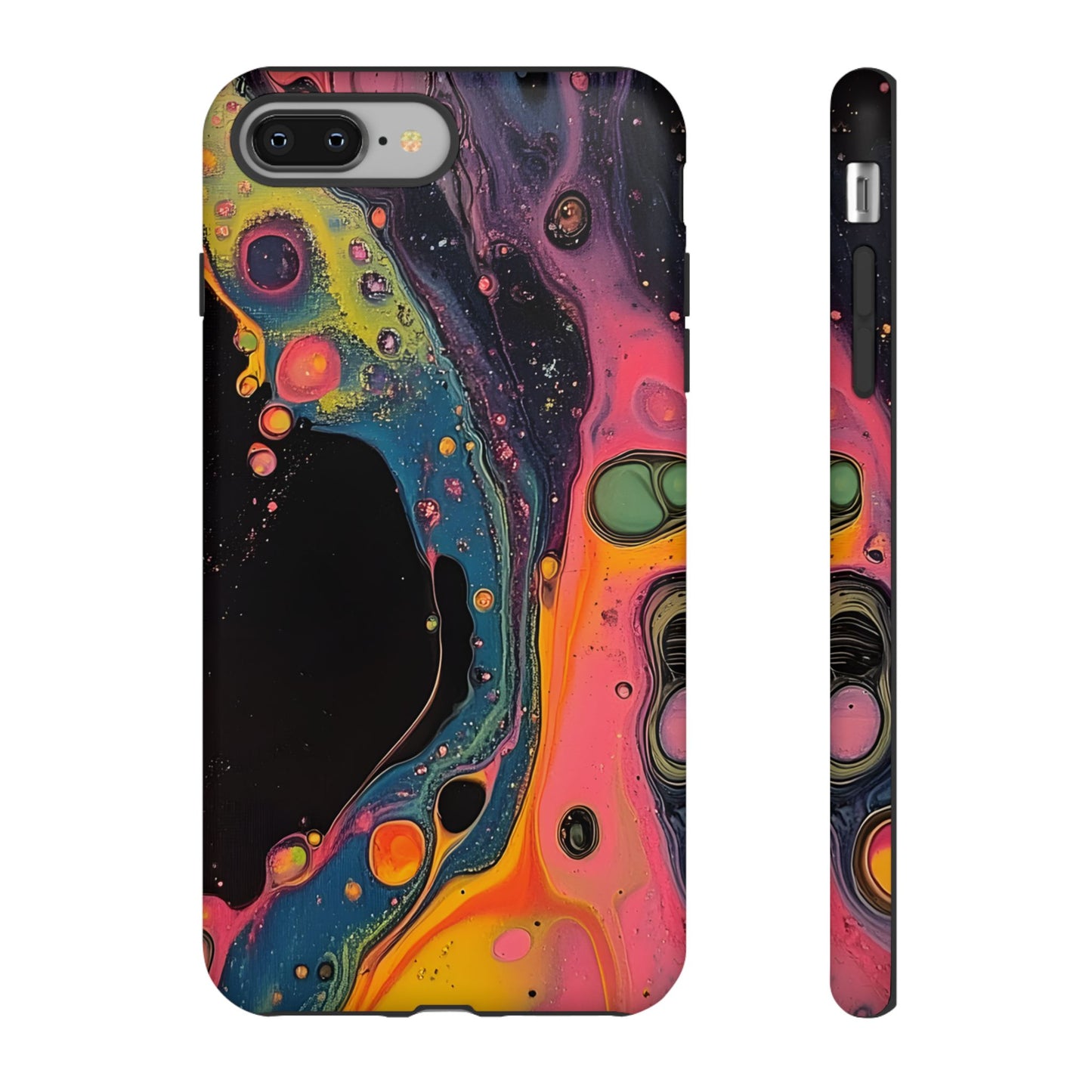 Psychedelic Modern Abstract_8 Customizable Tough Phone Case for iPhone 16, 15 Pro Max, Samsung S24 Ultra, Pixel 7 & more