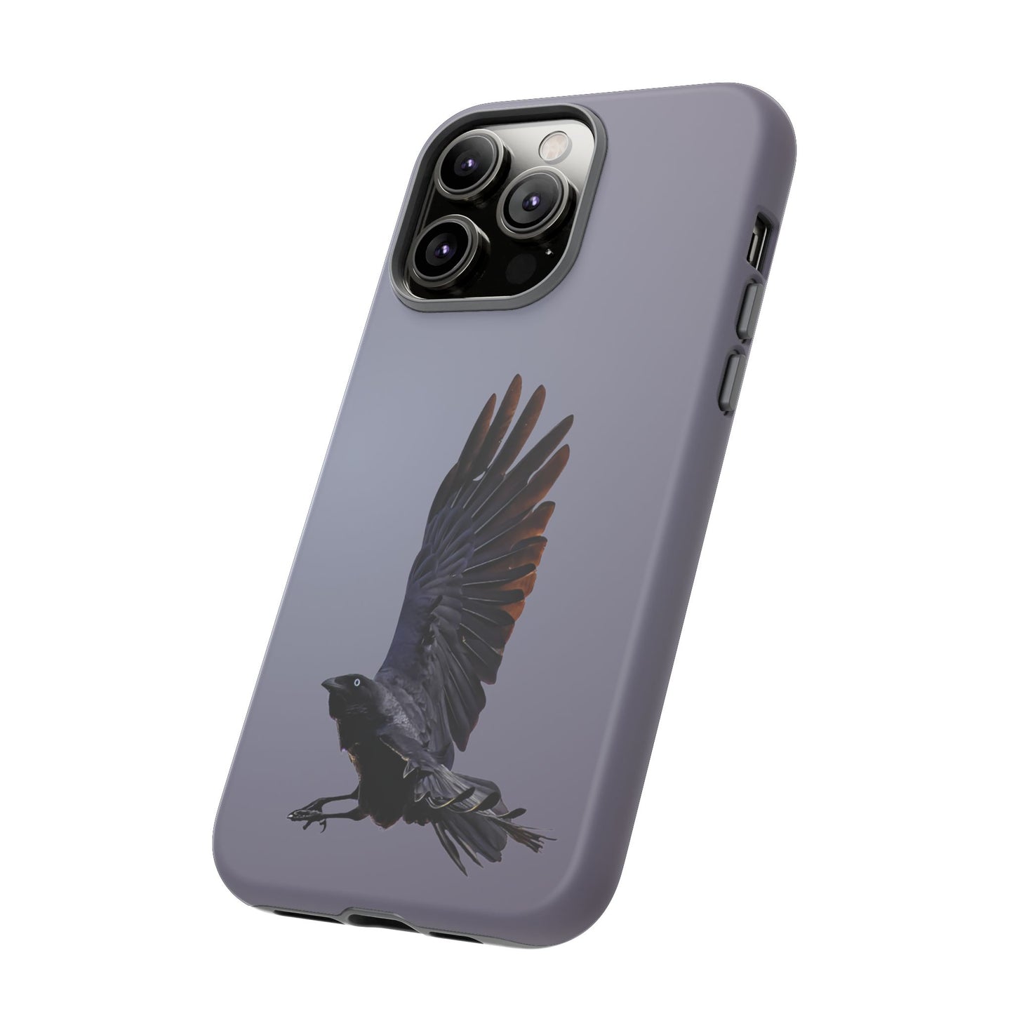 Little Raven - Tough Phone Case - Fono Caso x EstebantheNatureman - Wildlife Photography Case - Gift for Bird Lovers