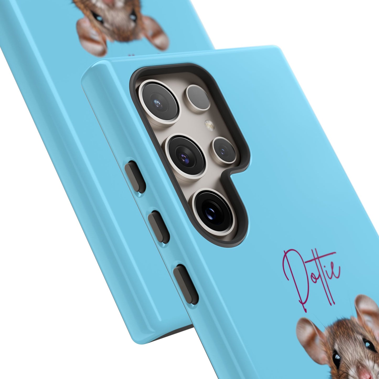 Customizable Pet Tough Phone Case Your Pet Photo or Digital Painting with Name_8 iPhone 16, 15 Pro Max, 15 Plus, Samsung S24 Ultra, Pixel 7