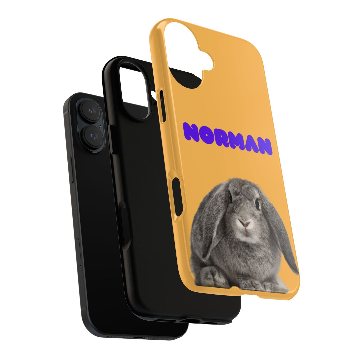 Customizable Pet Tough Phone Case Your Pet Photo or Digital Painting with Name_7