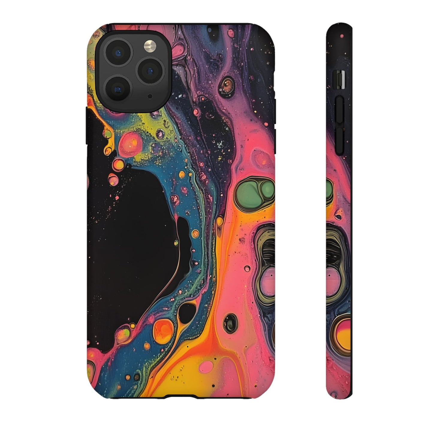 Psychedelic Modern Abstract_8 Customizable Tough Phone Case for iPhone 16, 15 Pro Max, Samsung S24 Ultra, Pixel 7 & more
