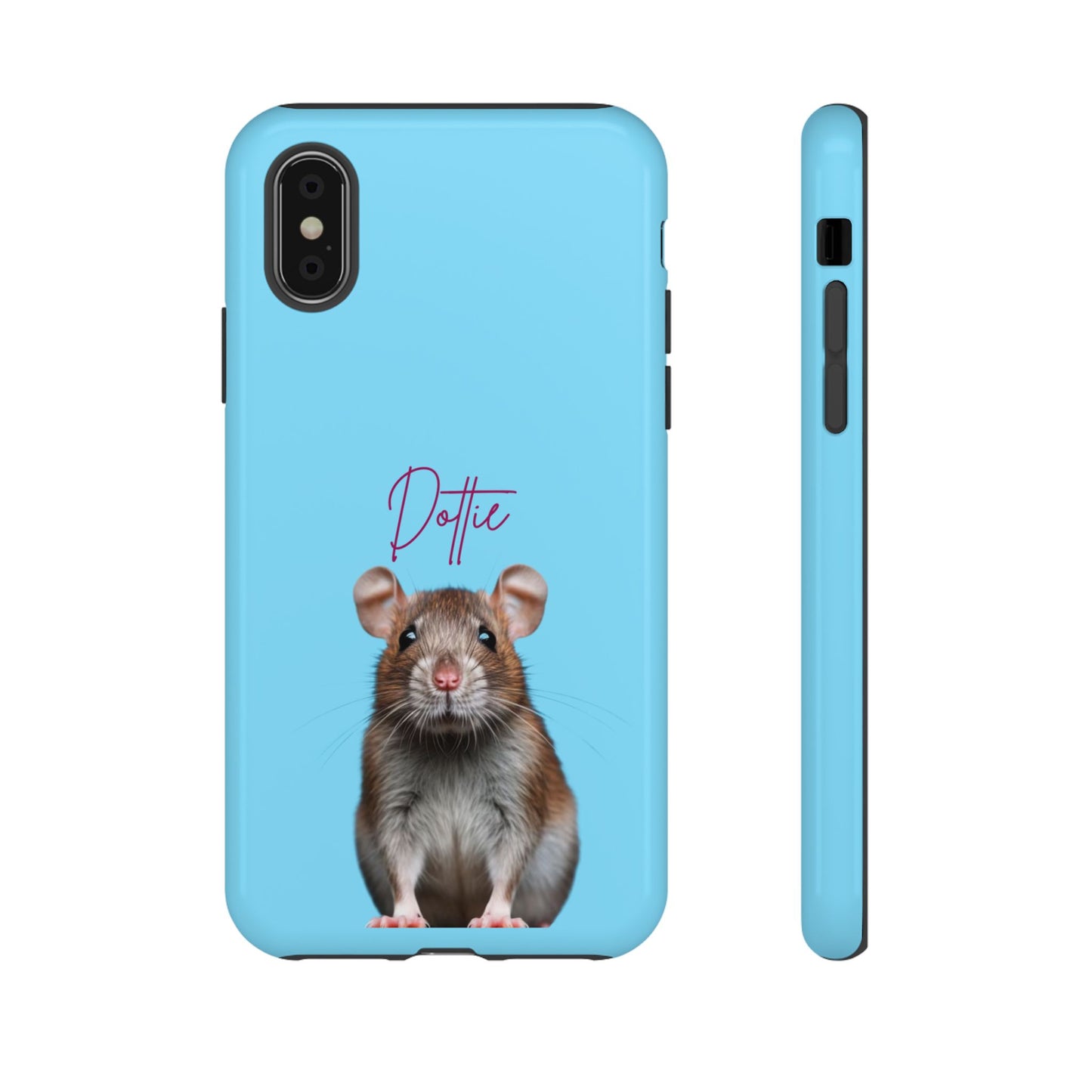 Customizable Pet Tough Phone Case Your Pet Photo or Digital Painting with Name_8 iPhone 16, 15 Pro Max, 15 Plus, Samsung S24 Ultra, Pixel 7
