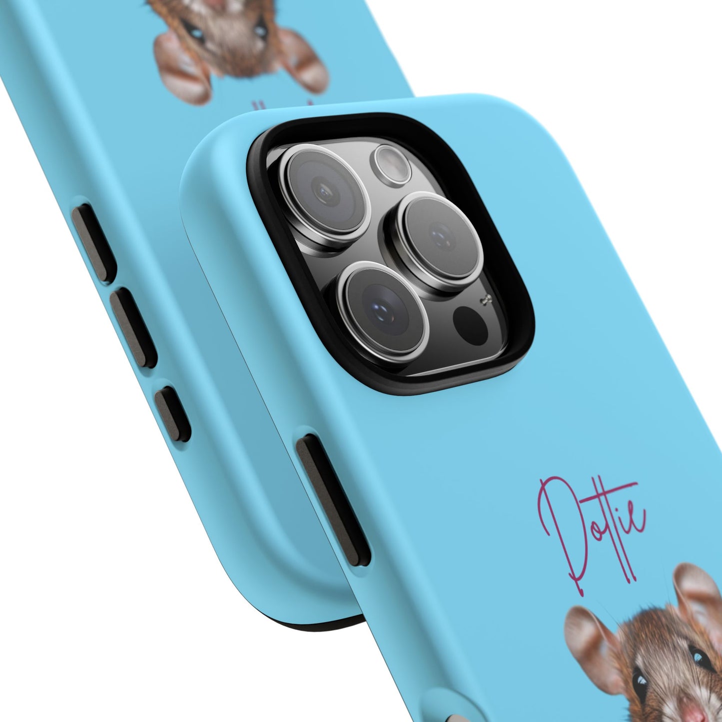 Customizable Pet Tough Phone Case Your Pet Photo or Digital Painting with Name_8 iPhone 16, 15 Pro Max, 15 Plus, Samsung S24 Ultra, Pixel 7