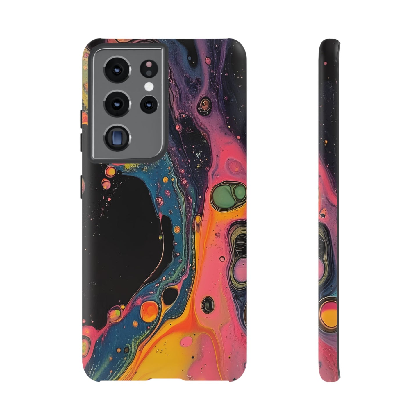 Psychedelic Modern Abstract_8 Customizable Tough Phone Case for iPhone 16, 15 Pro Max, Samsung S24 Ultra, Pixel 7 & more