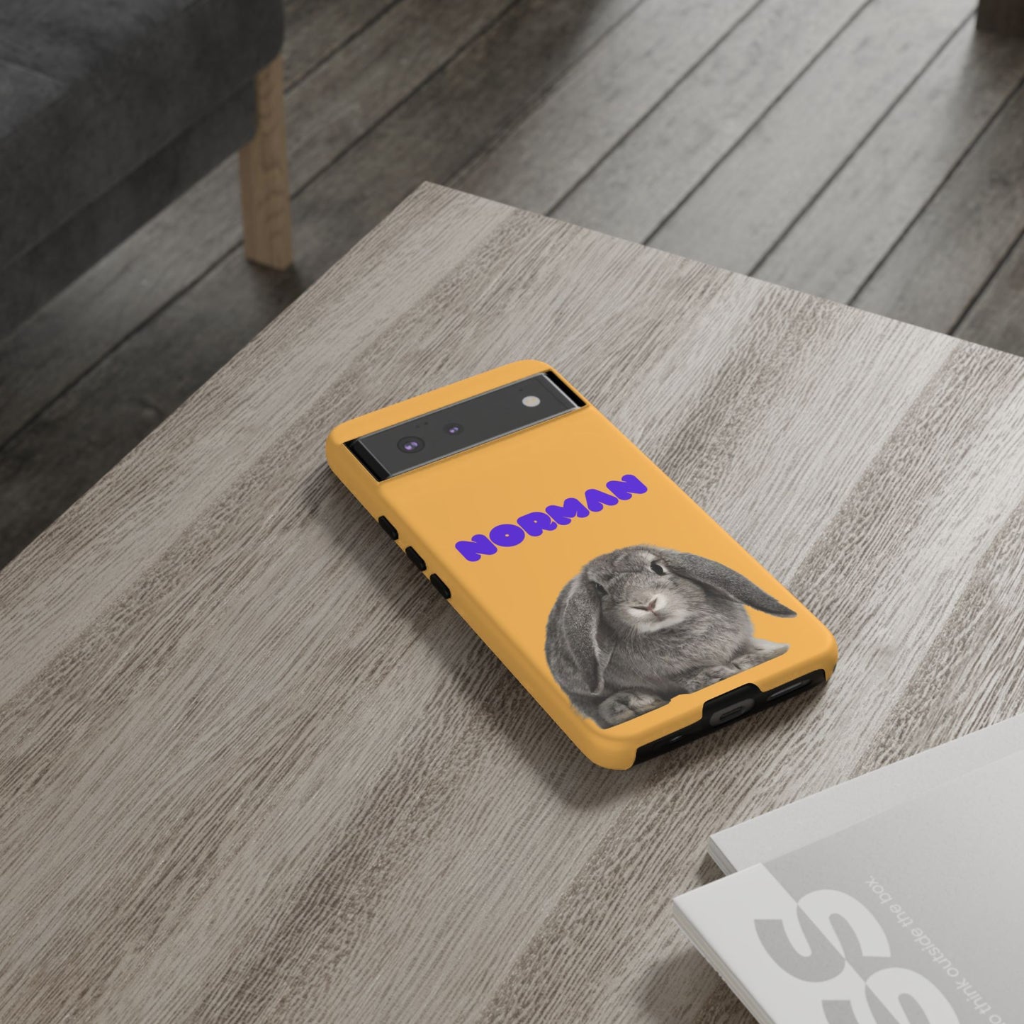 Customizable Pet Tough Phone Case Your Pet Photo or Digital Painting with Name_7