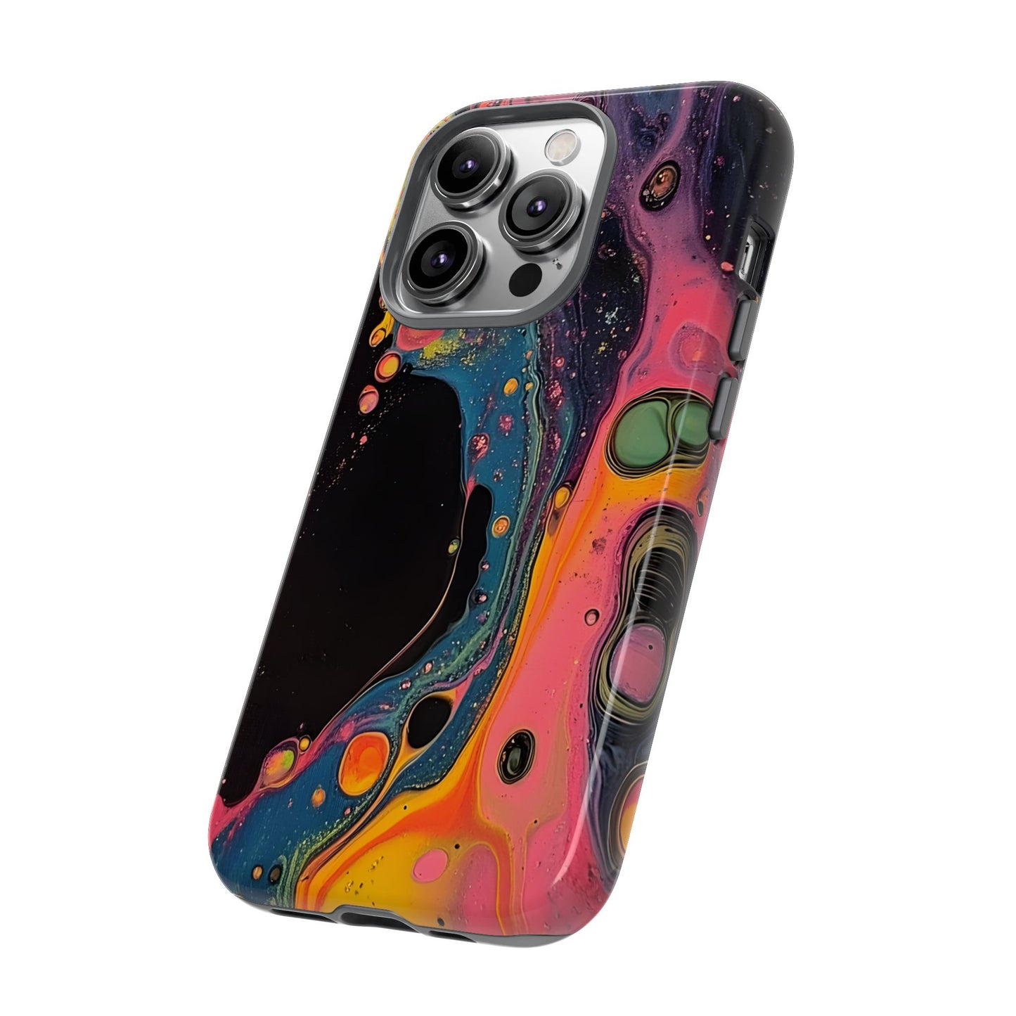 Psychedelic Modern Abstract_8 Customizable Tough Phone Case for iPhone 16, 15 Pro Max, Samsung S24 Ultra, Pixel 7 & more