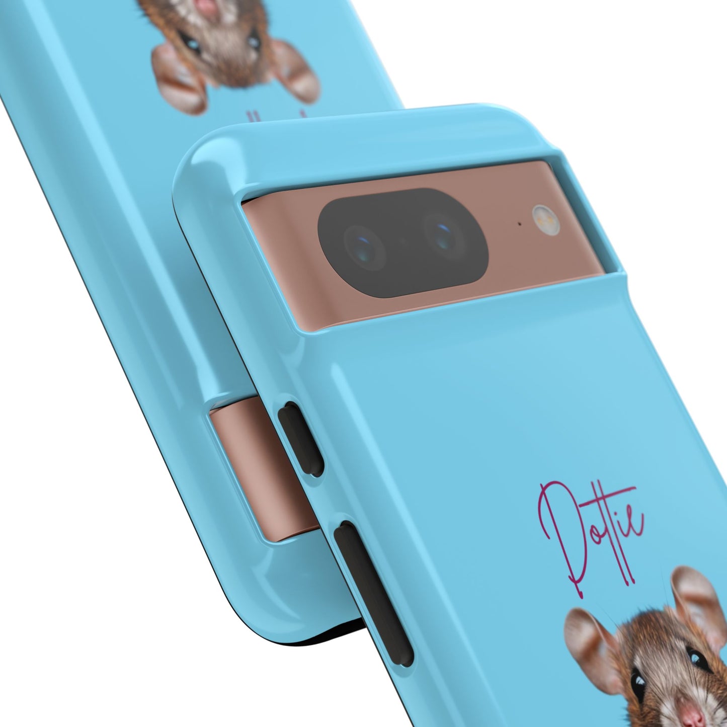 Customizable Pet Tough Phone Case Your Pet Photo or Digital Painting with Name_8 iPhone 16, 15 Pro Max, 15 Plus, Samsung S24 Ultra, Pixel 7