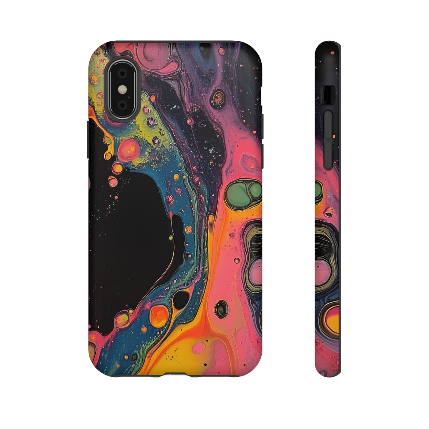 Psychedelic Modern Abstract_8 Customizable Tough Phone Case for iPhone 16, 15 Pro Max, Samsung S24 Ultra, Pixel 7 & more