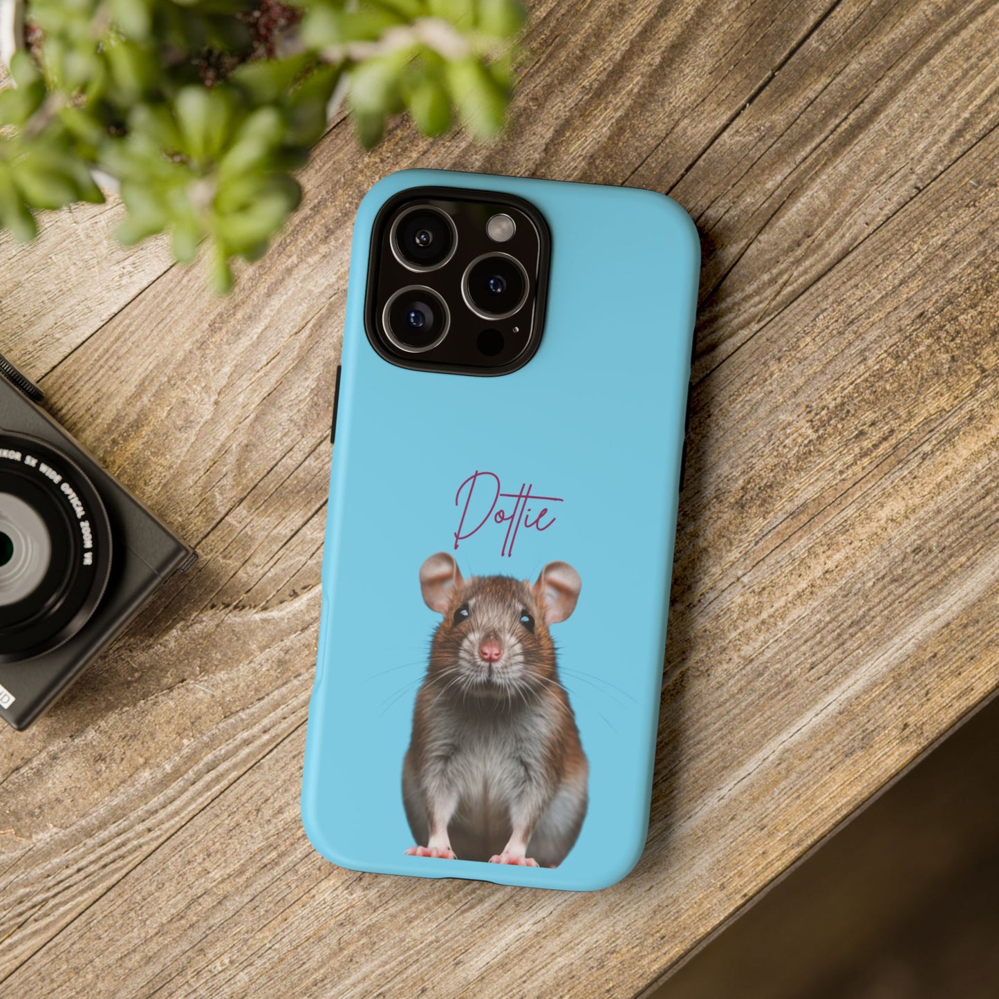 Customizable Pet Tough Phone Case Your Pet Photo or Digital Painting with Name_8 iPhone 16, 15 Pro Max, 15 Plus, Samsung S24 Ultra, Pixel 7