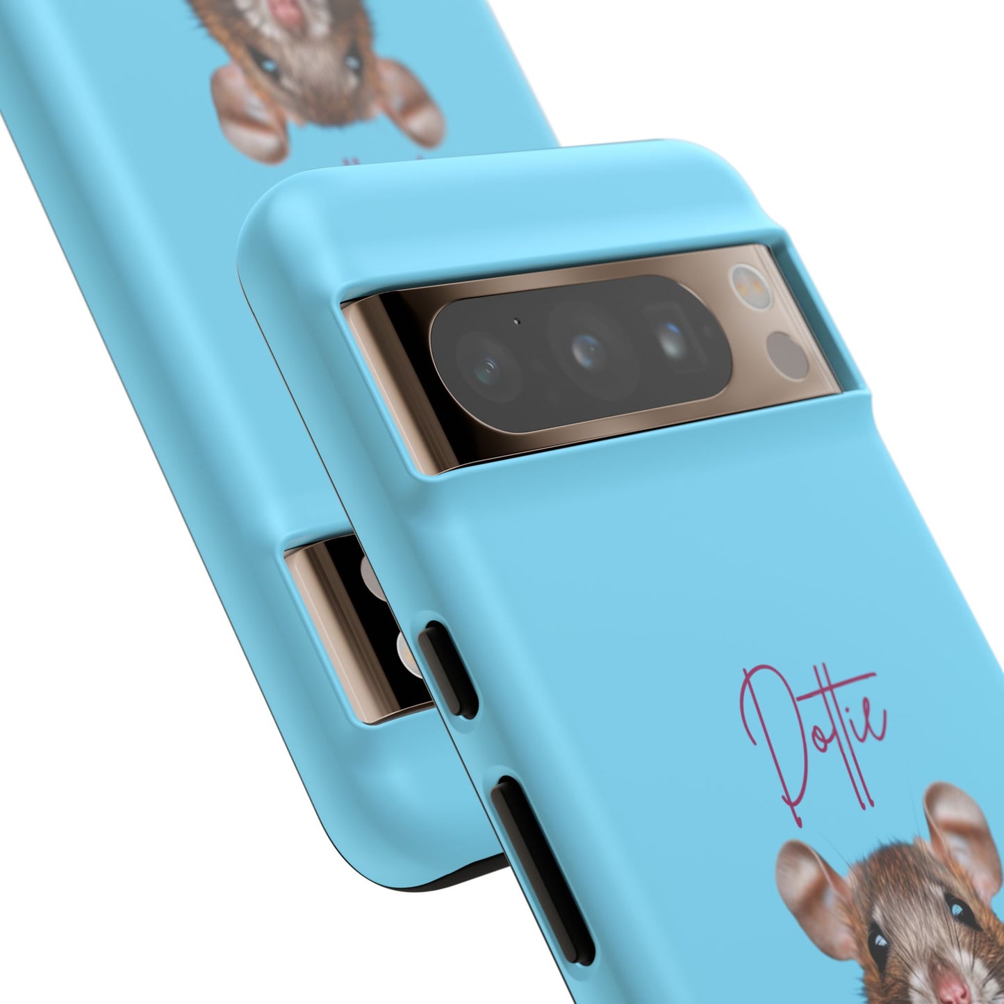Customizable Pet Tough Phone Case Your Pet Photo or Digital Painting with Name_8 iPhone 16, 15 Pro Max, 15 Plus, Samsung S24 Ultra, Pixel 7