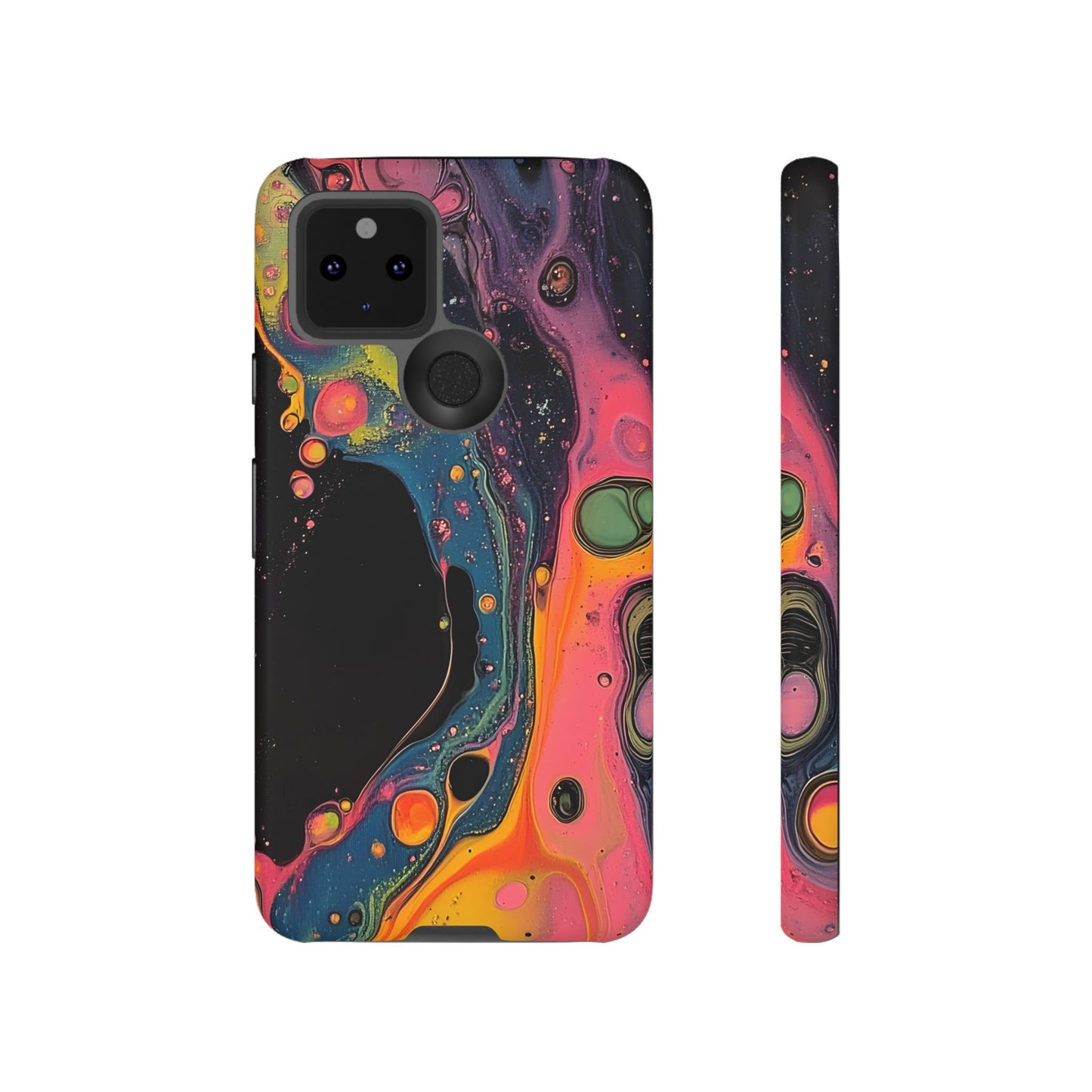 Psychedelic Modern Abstract_8 Customizable Tough Phone Case for iPhone 16, 15 Pro Max, Samsung S24 Ultra, Pixel 7 & more