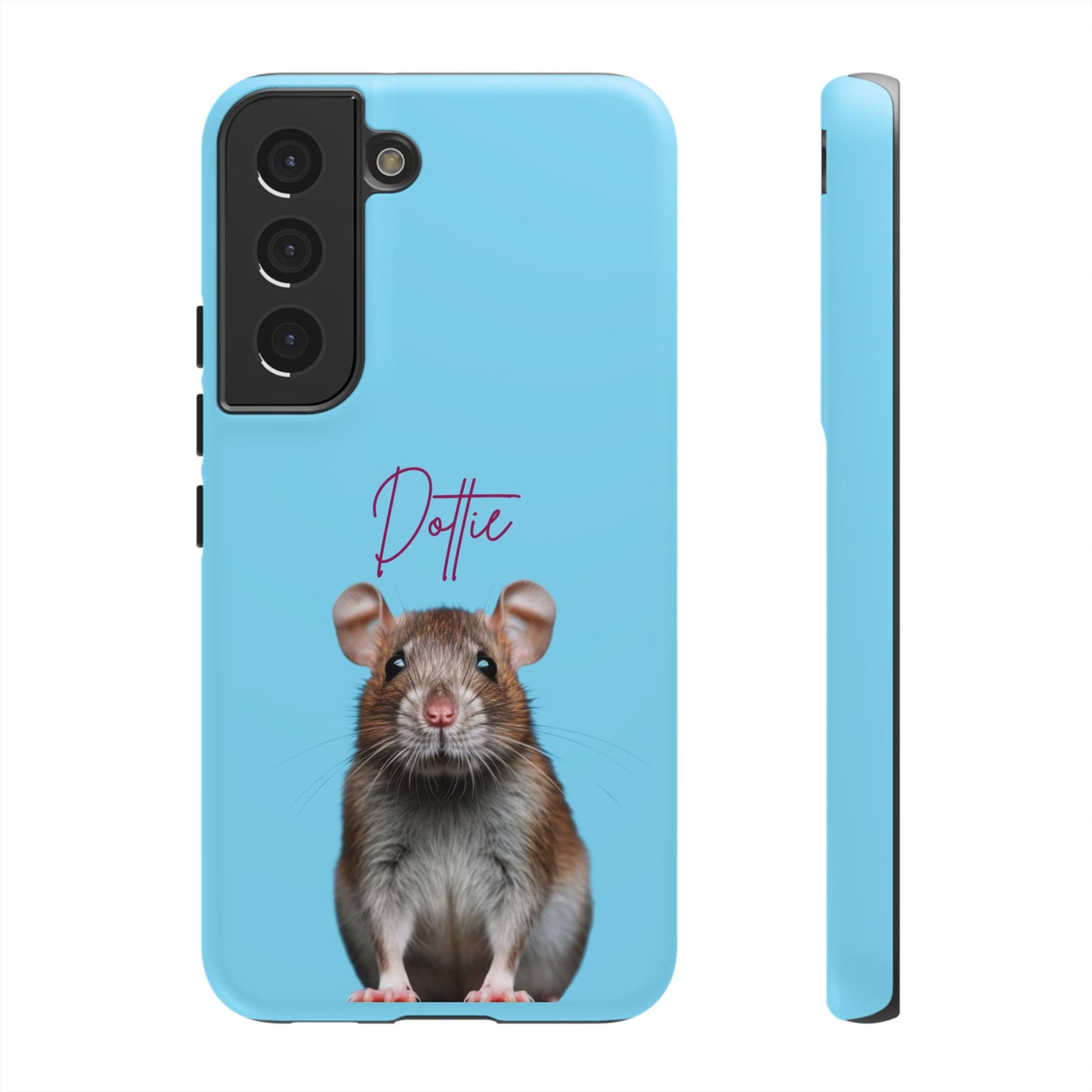 Customizable Pet Tough Phone Case Your Pet Photo or Digital Painting with Name_8 iPhone 16, 15 Pro Max, 15 Plus, Samsung S24 Ultra, Pixel 7