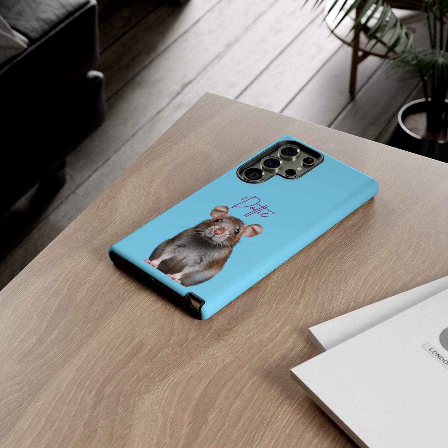 Customizable Pet Tough Phone Case Your Pet Photo or Digital Painting with Name_8 iPhone 16, 15 Pro Max, 15 Plus, Samsung S24 Ultra, Pixel 7