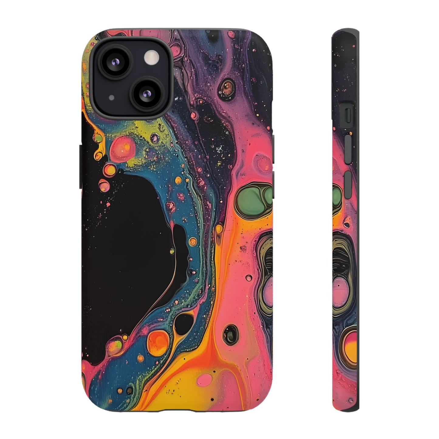 Psychedelic Modern Abstract_8 Customizable Tough Phone Case for iPhone 16, 15 Pro Max, Samsung S24 Ultra, Pixel 7 & more