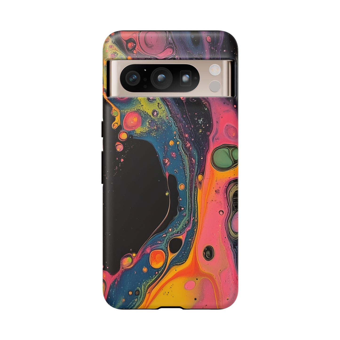 Psychedelic Modern Abstract_8 Customizable Tough Phone Case for iPhone 16, 15 Pro Max, Samsung S24 Ultra, Pixel 7 & more