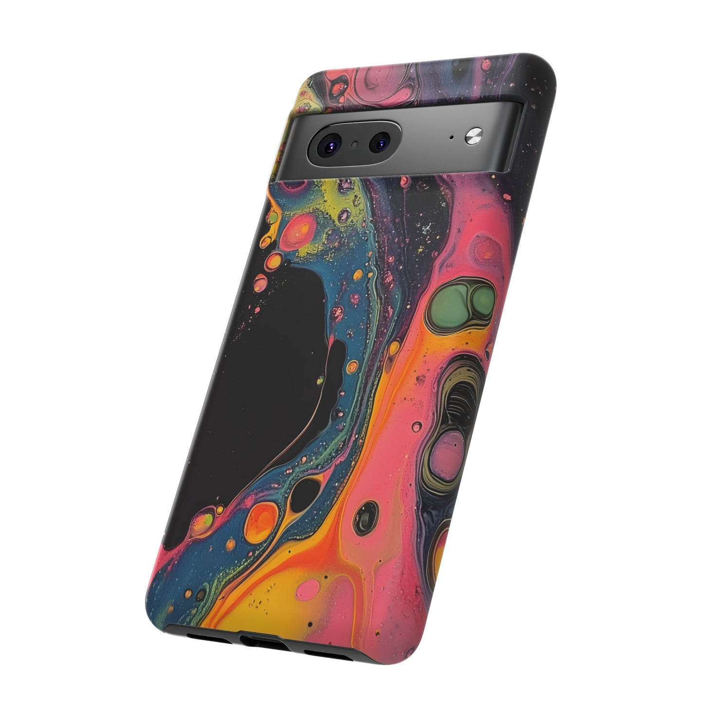 Psychedelic Modern Abstract_8 Customizable Tough Phone Case for iPhone 16, 15 Pro Max, Samsung S24 Ultra, Pixel 7 & more